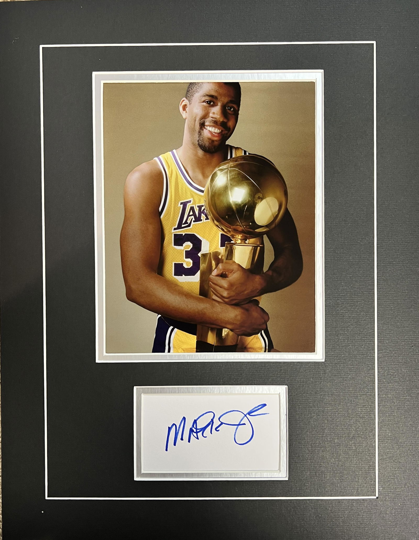 Magic Johnson AUTOGRAPHED Display (1 of 1)