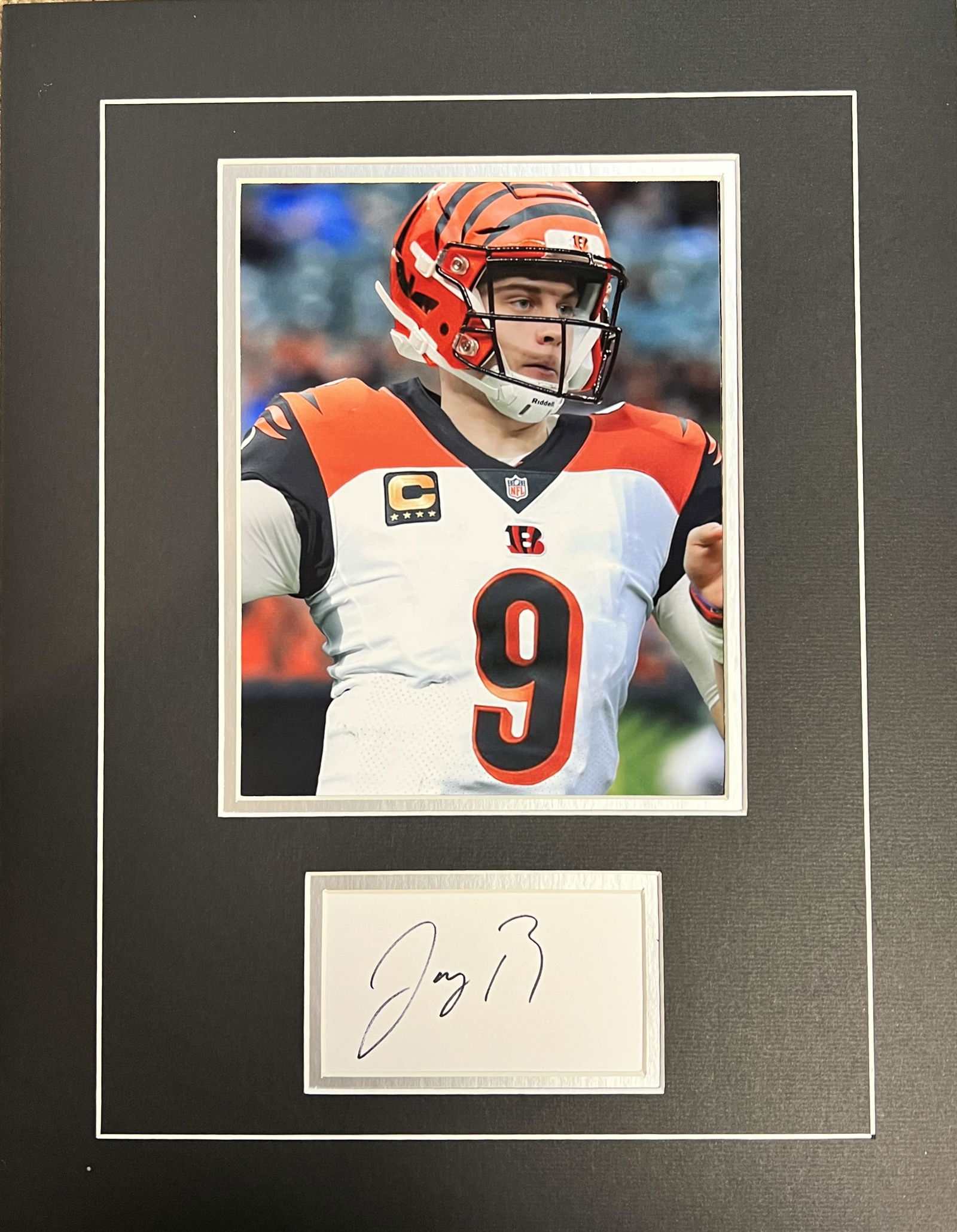Joe Burrow Autographed Display (1 of 1)