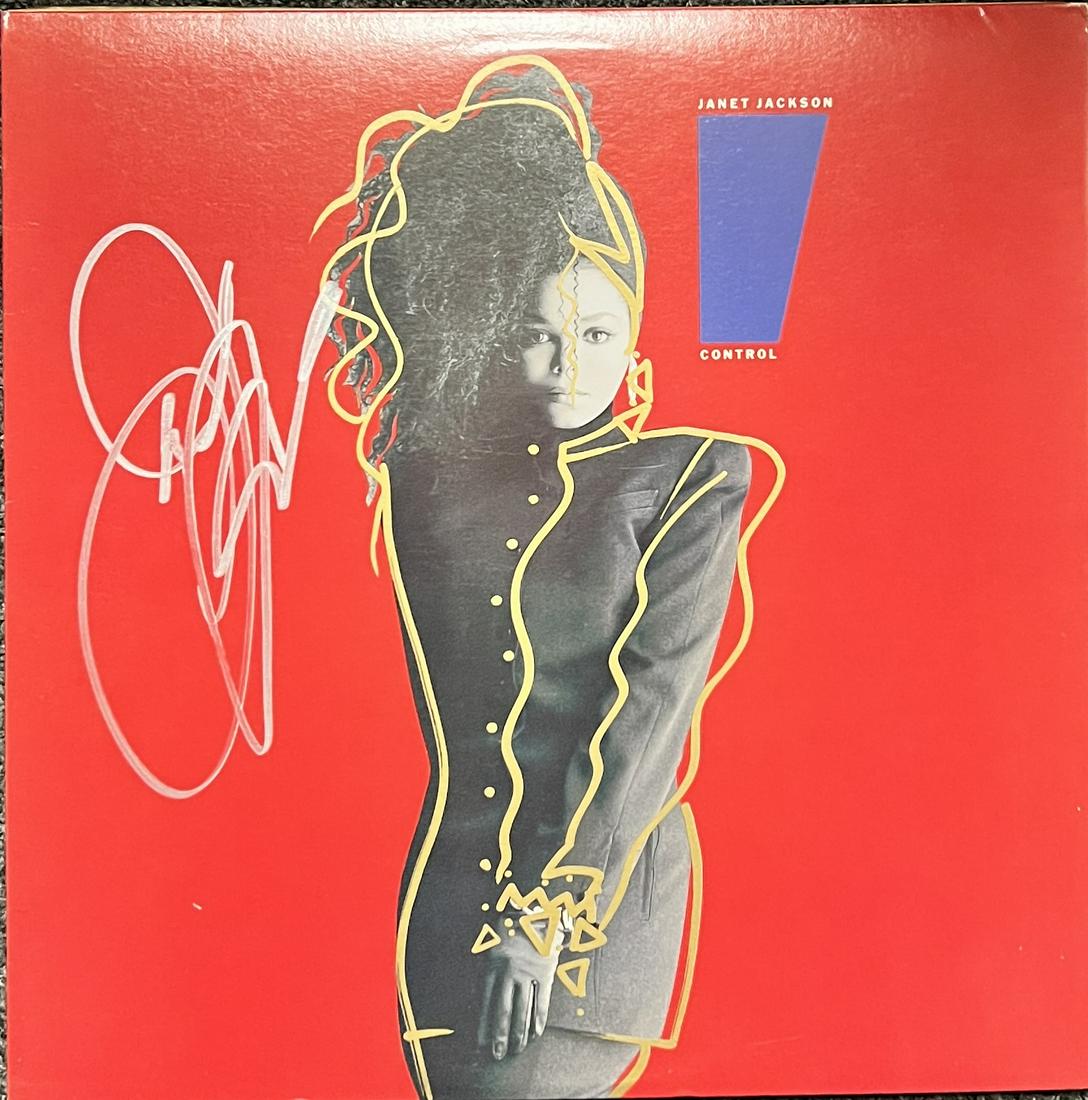 Janet Jackson Autographed ALBUM (1 of 1)