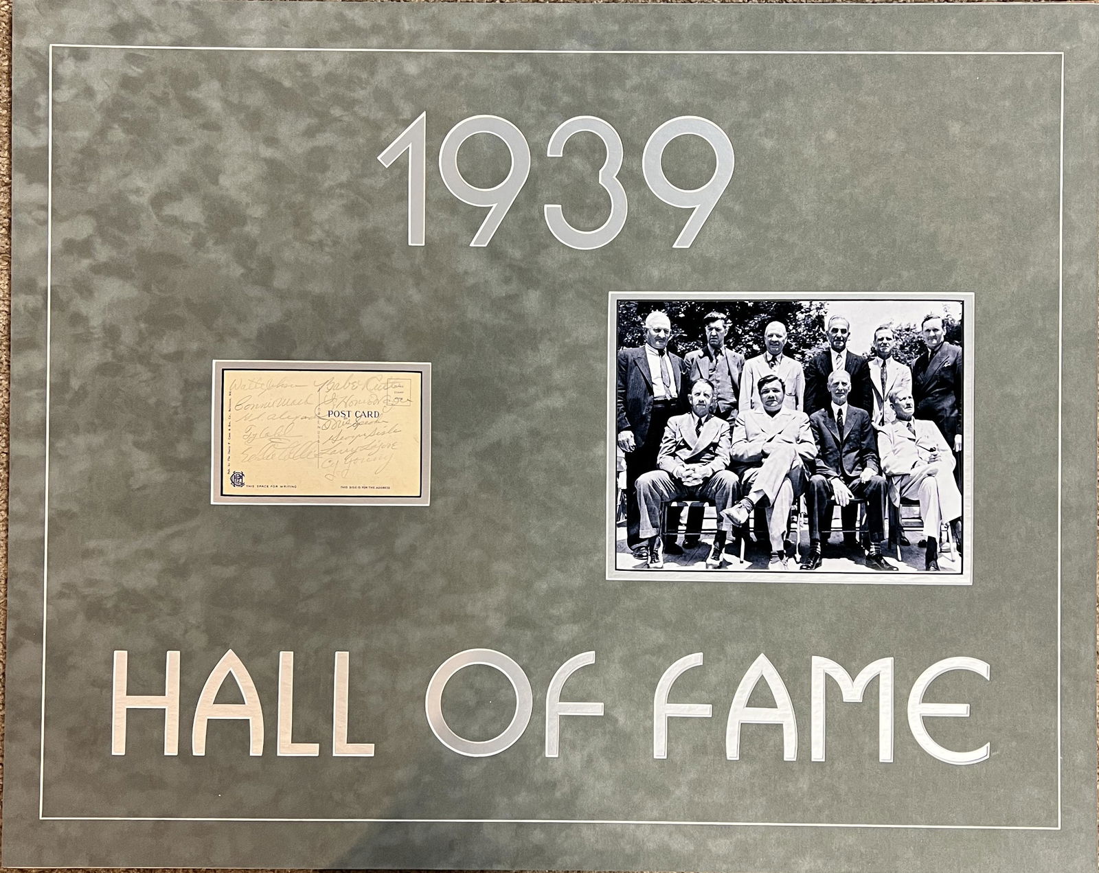 1939 Hall of Fame Induction Baseball Induction (1 of 1)