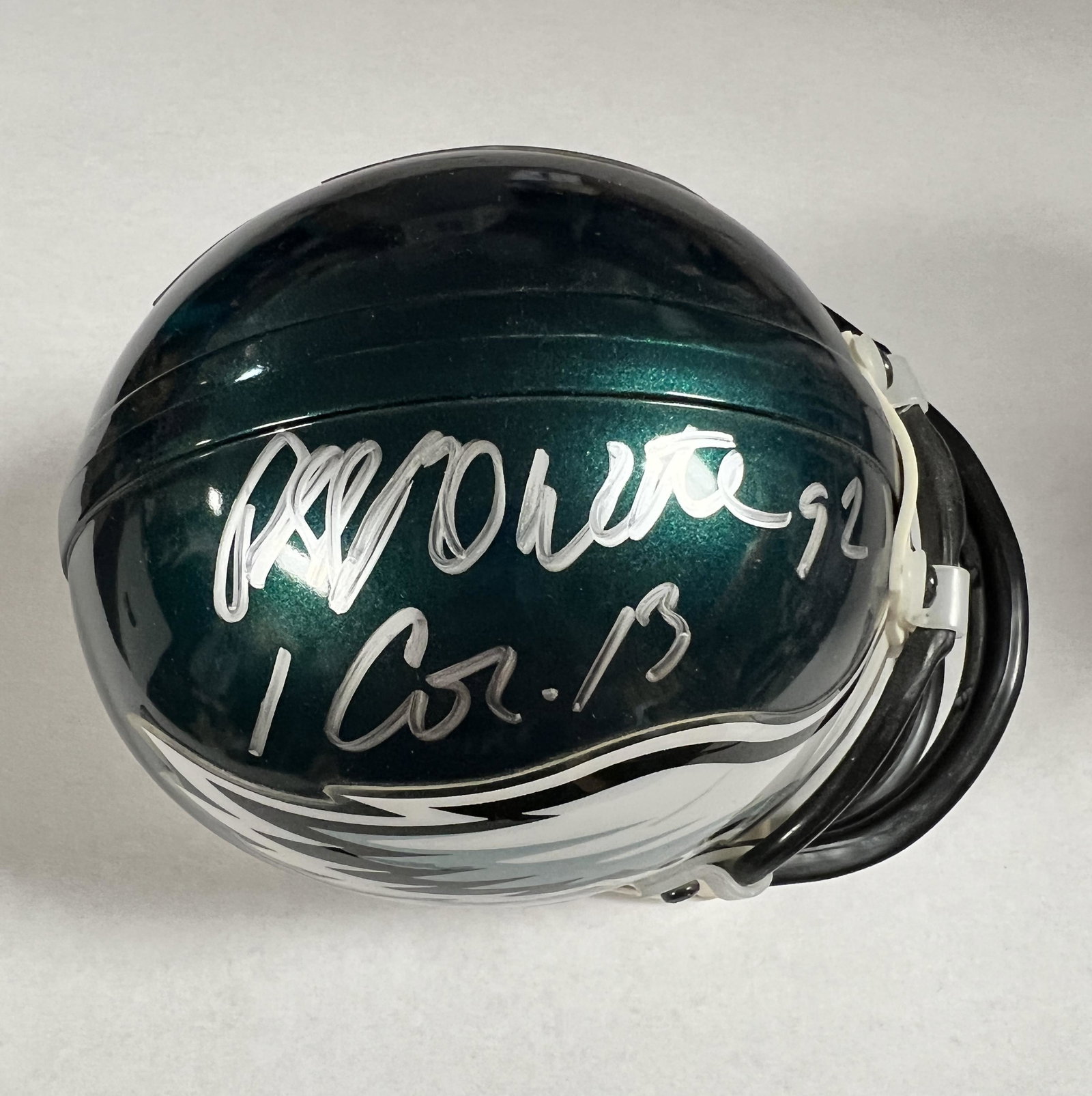 Reggie White Autographed Eagles Mini Helmet (1 of 1)