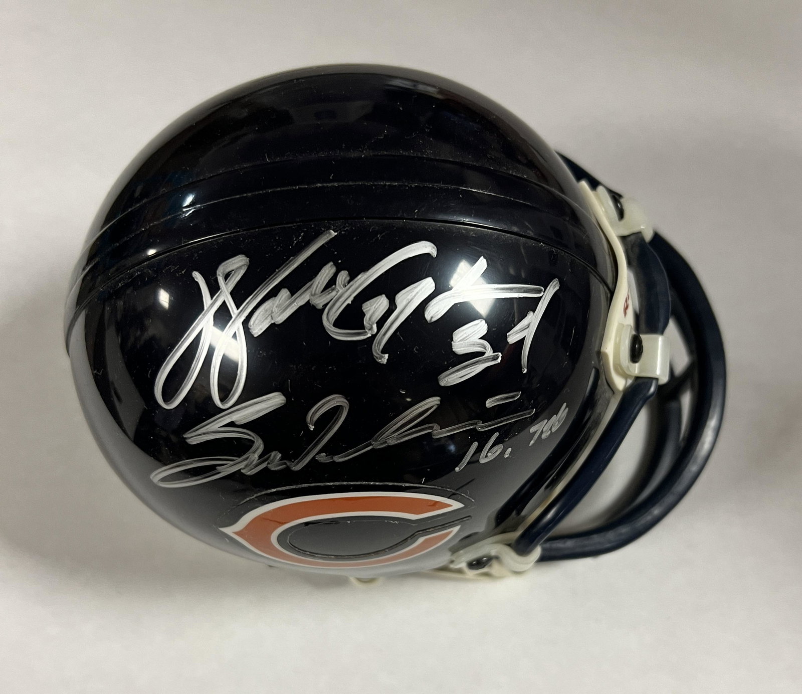 Walter Payton Autographed Bears Mini Helmet (1 of 1)