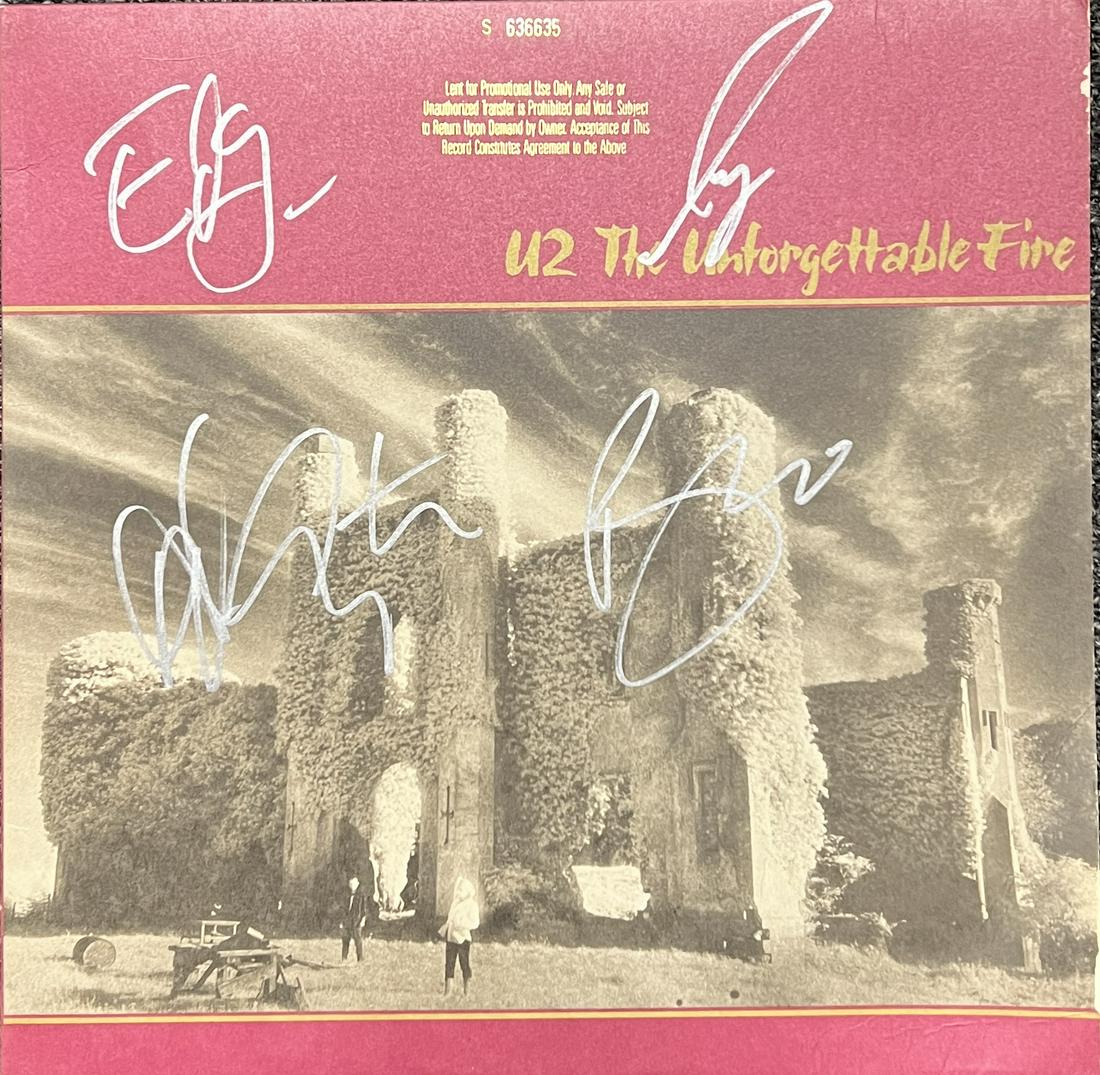 U2 Autographed Album All 4 (1 of 1)