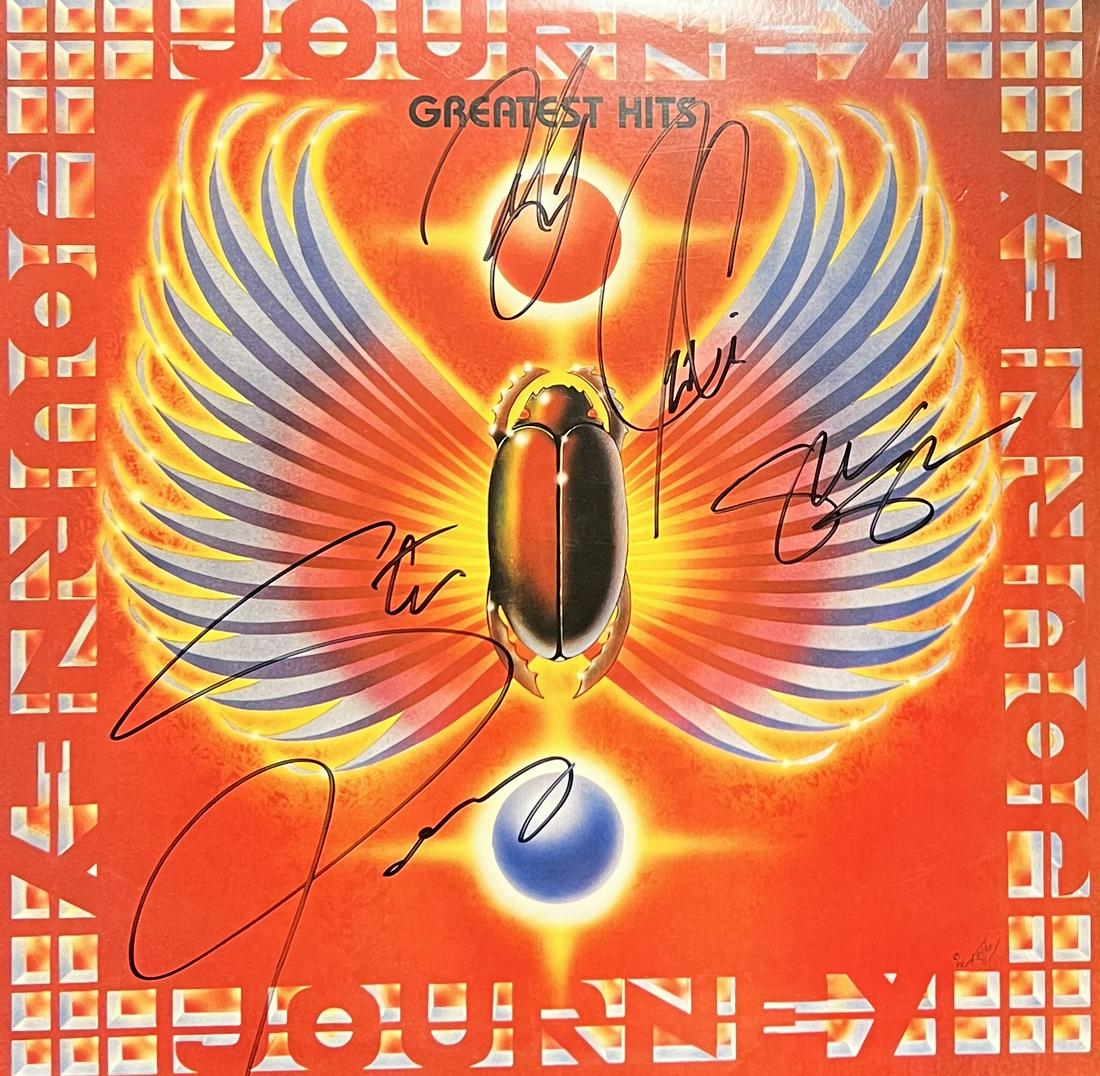 Journey Autographed Steve Neil Jon: Displays are not framed, and can be framed for a cost. Framed items will state they are framed in the name of the item. All signed items come with a COA. Ask any and all questions BEFORE bidding. Sign