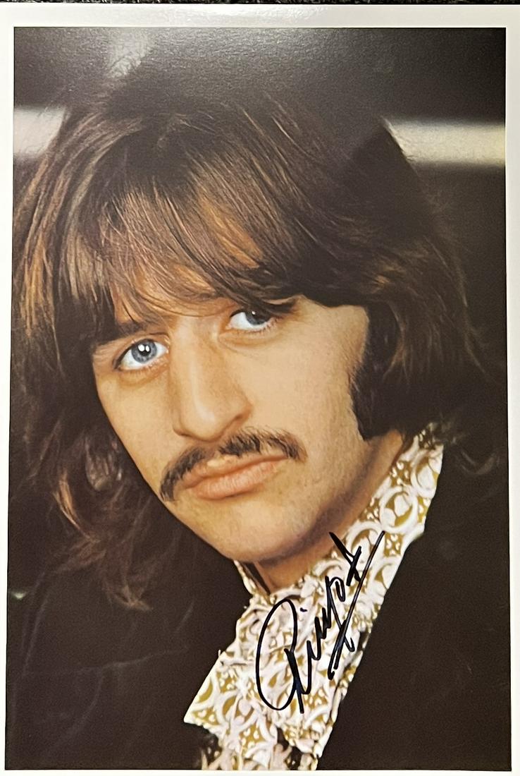 Ringo Starr Autographed 8x10: Displays are not framed, and can be framed for a cost. Framed items will state they are framed in the name of the item. All signed items come with a COA. Ask any and all questions BEFORE bidding. Sign