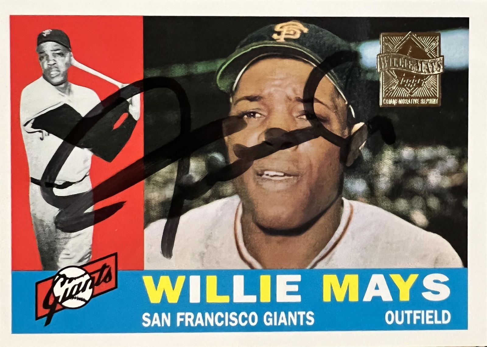 Willie Mays Autographed Card (1 of 1)