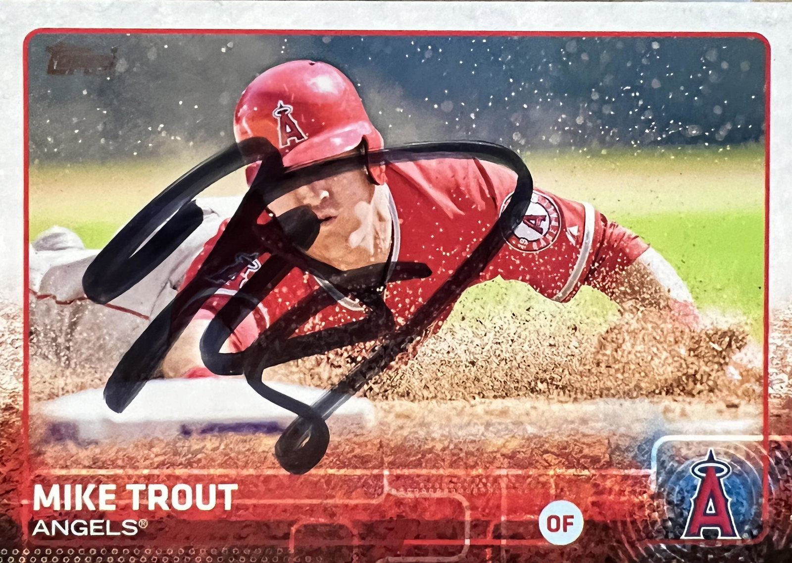 Mike Trout Autographed CARD (1 of 1)