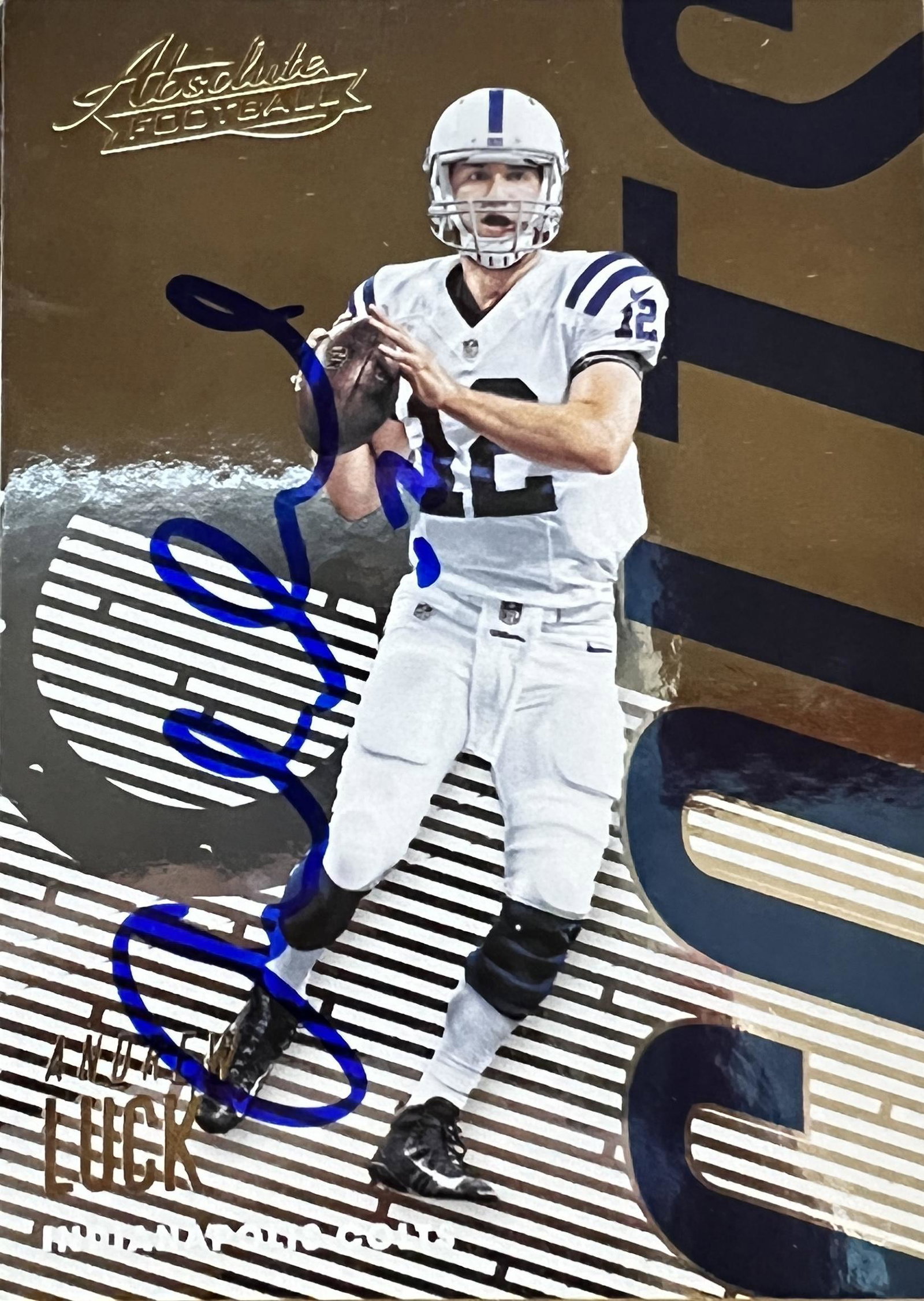 Andrew Luck Autographed CARD (1 of 1)