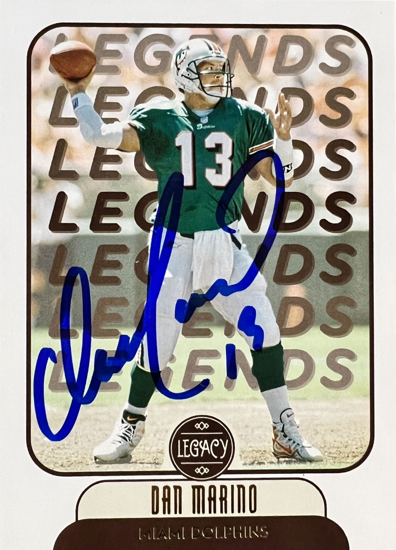 Dan Marino Autographed Card (1 of 1)