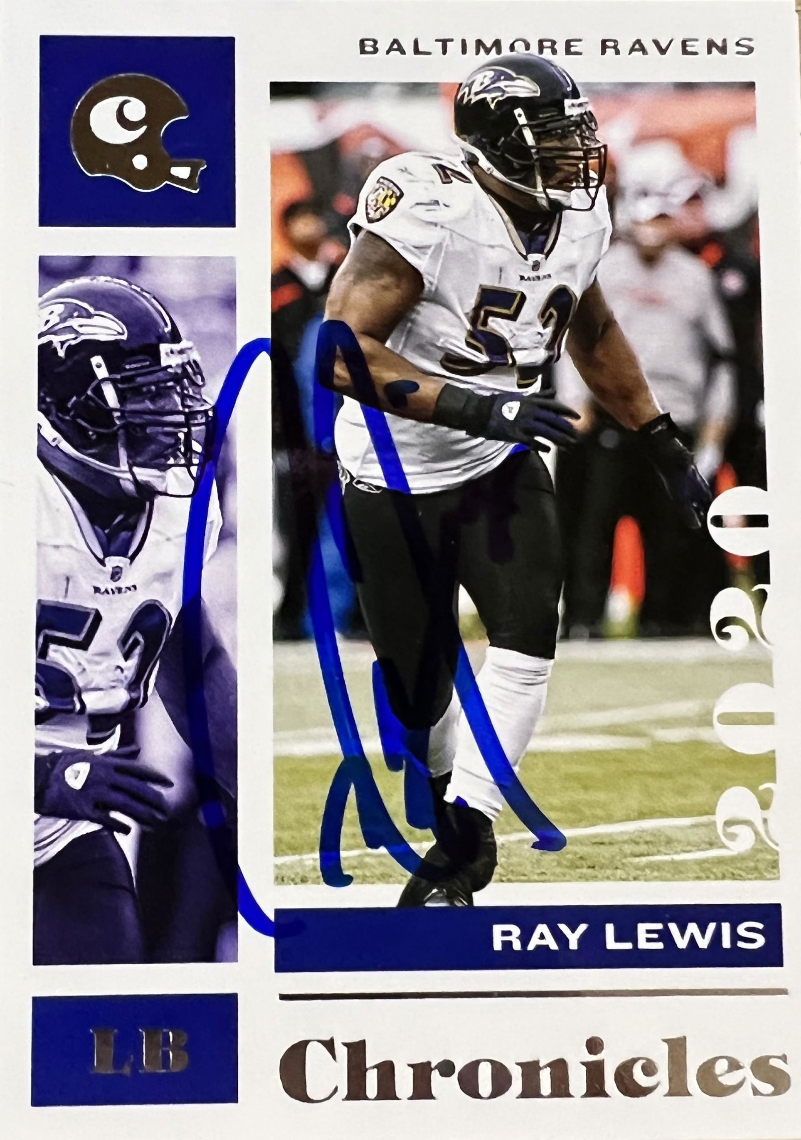 Ray Lewis Autographed Card (1 of 1)