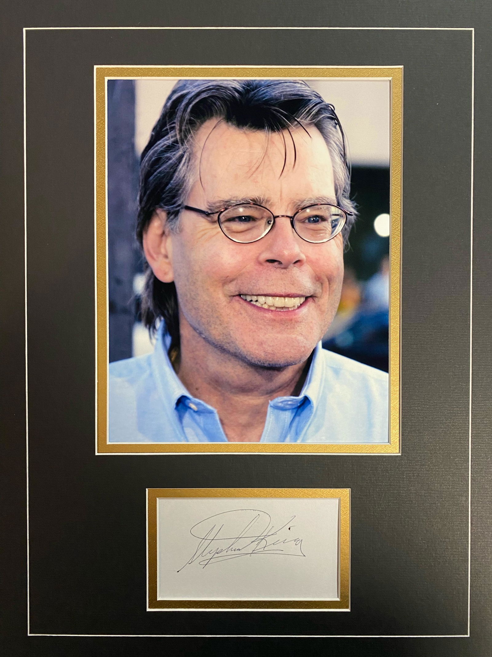 Stephen King Autographed Display (1 of 1)