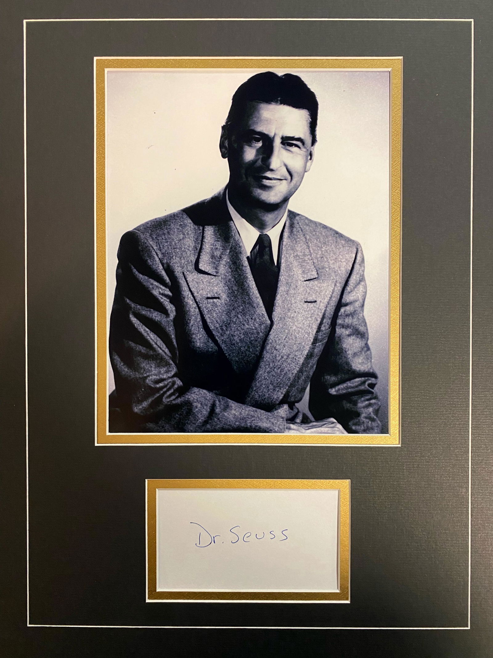 Dr.Seuss Autographed Display (1 of 1)