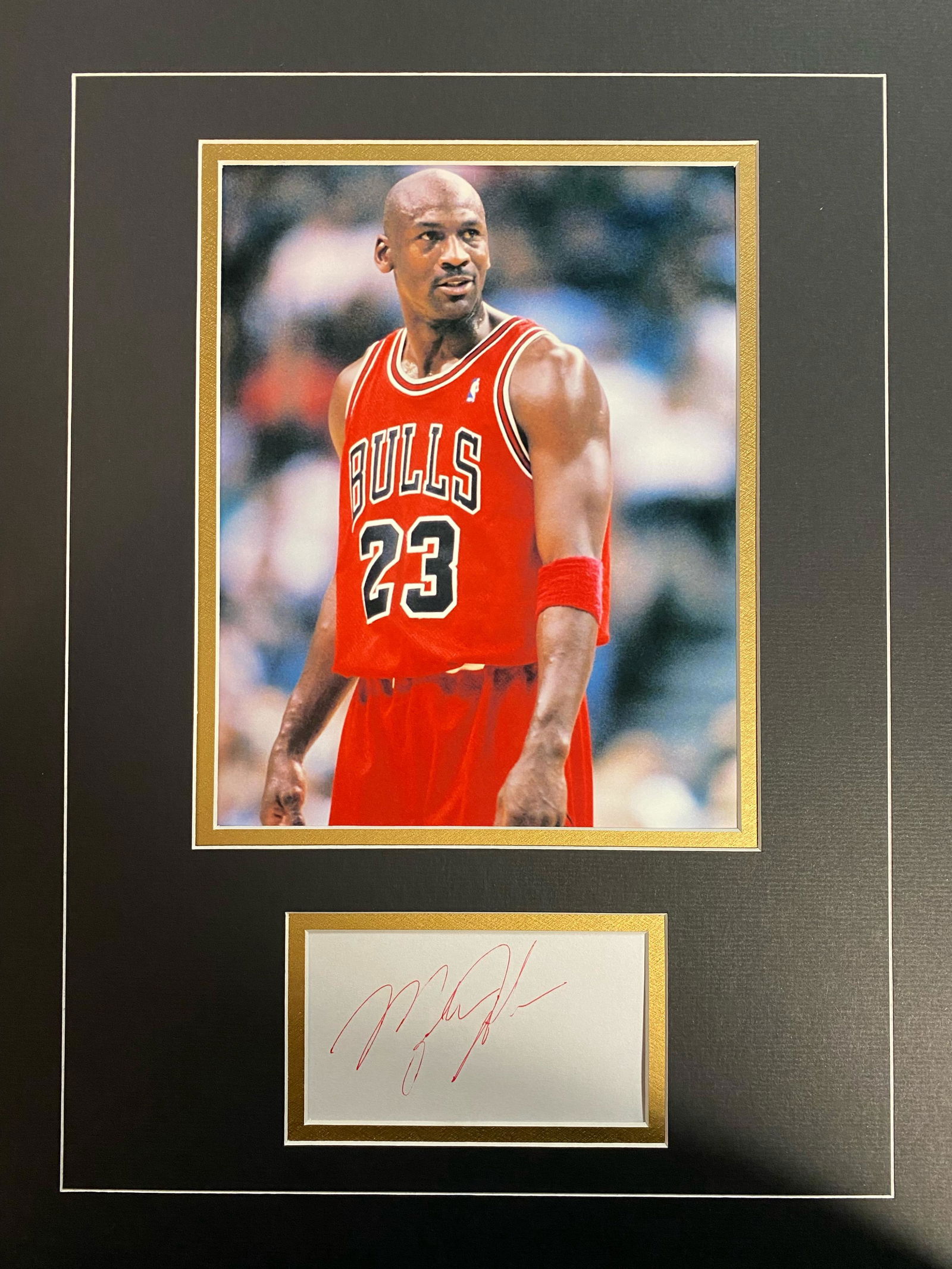 Michael Jordan Autographed Display (1 of 1)