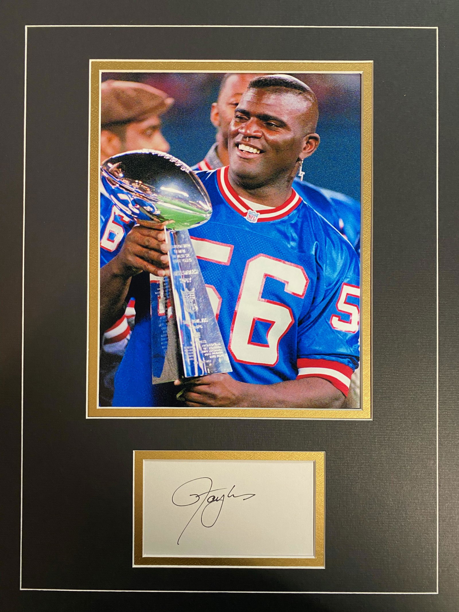 Lawrence Taylor Autographed Display (1 of 1)