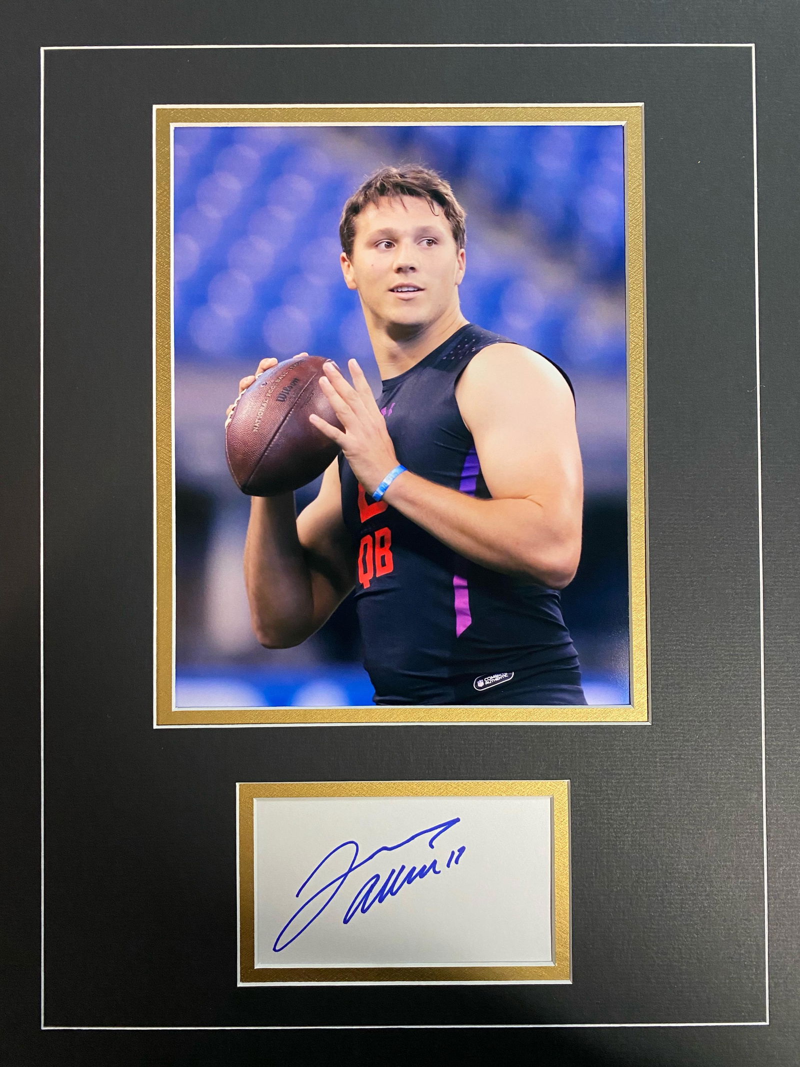 Josh Allen Autographed DISPLAY (1 of 1)
