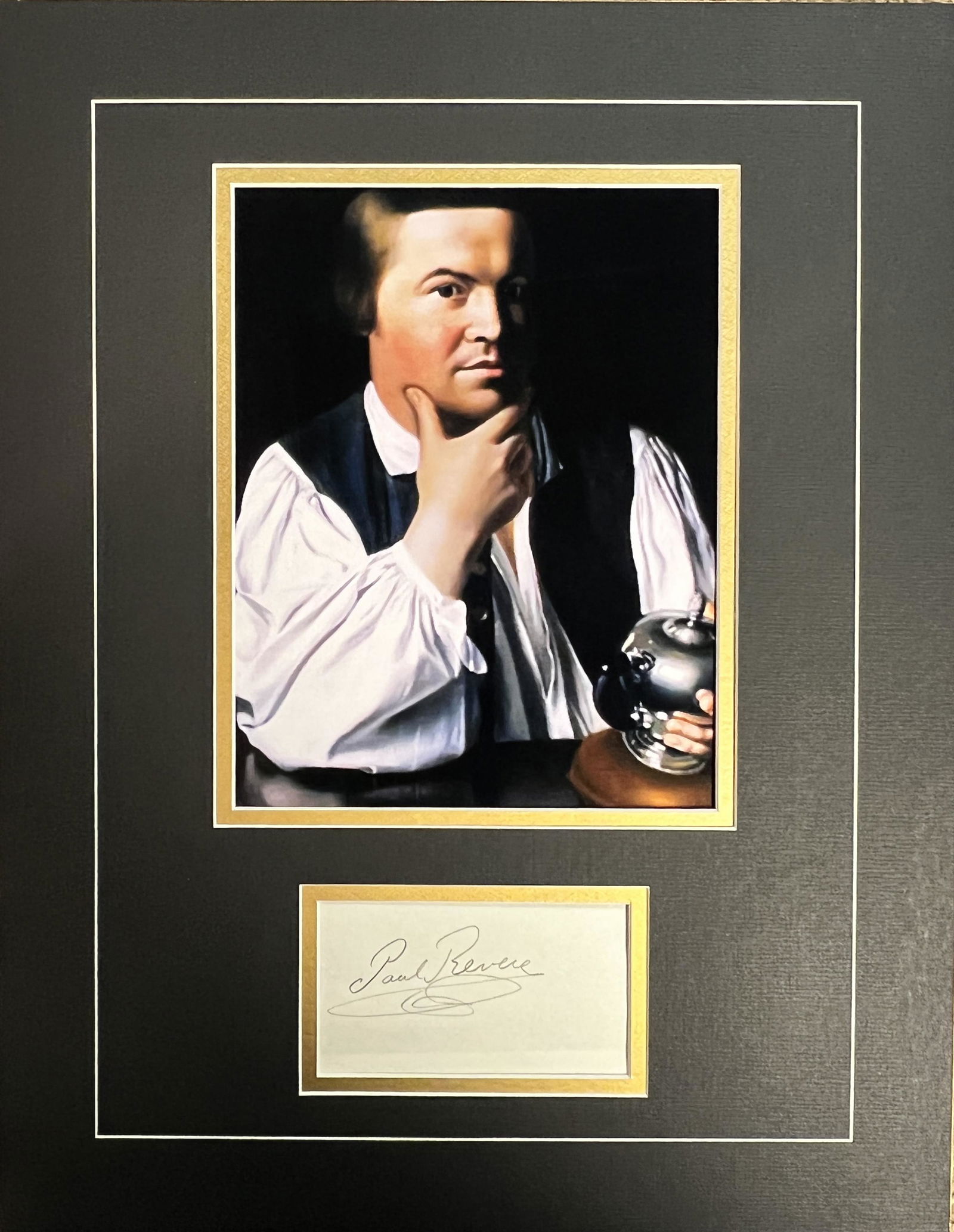 Paul Revere Autographed DISPLAY (1 of 1)