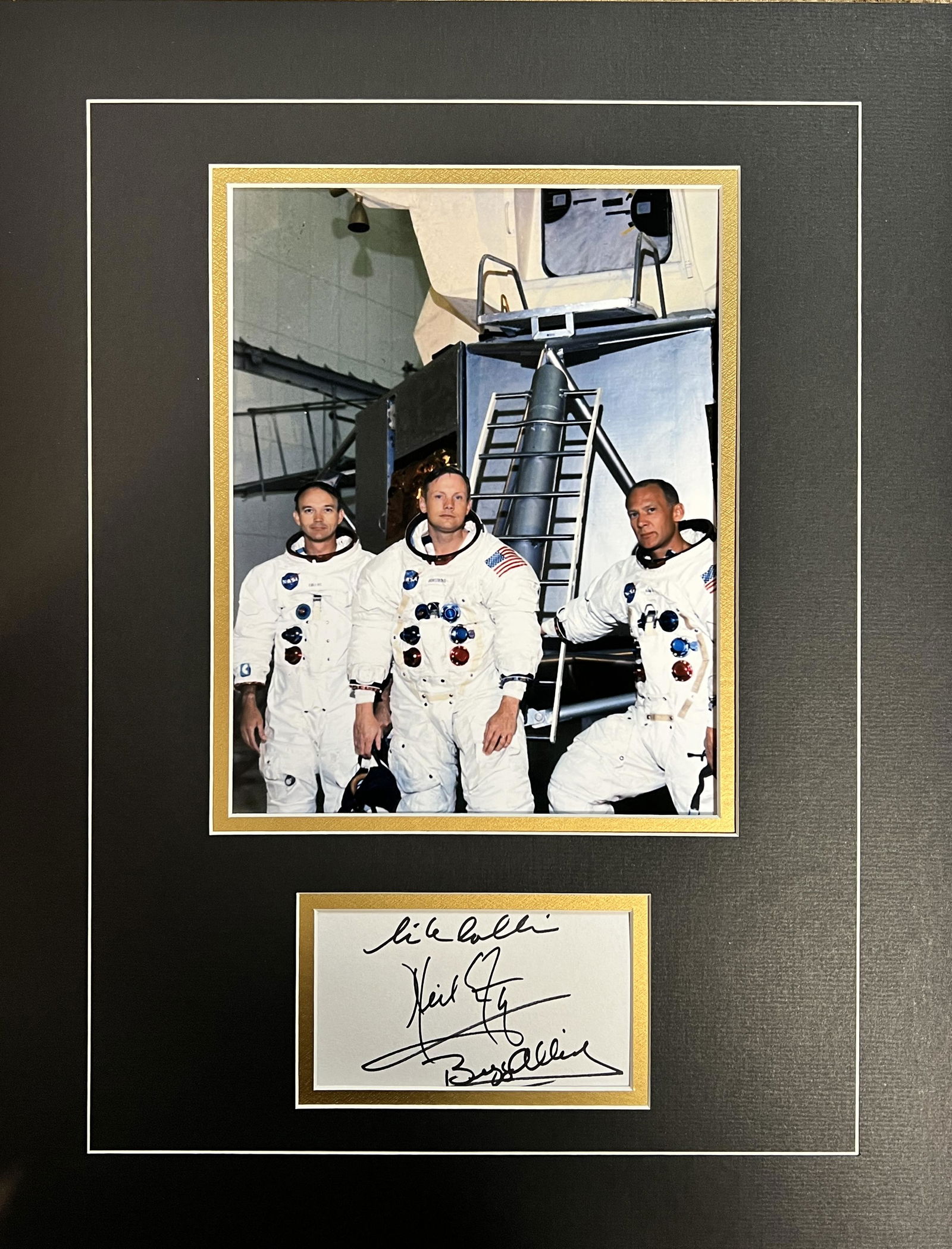 Apollo 11 Autographed Display (1 of 1)