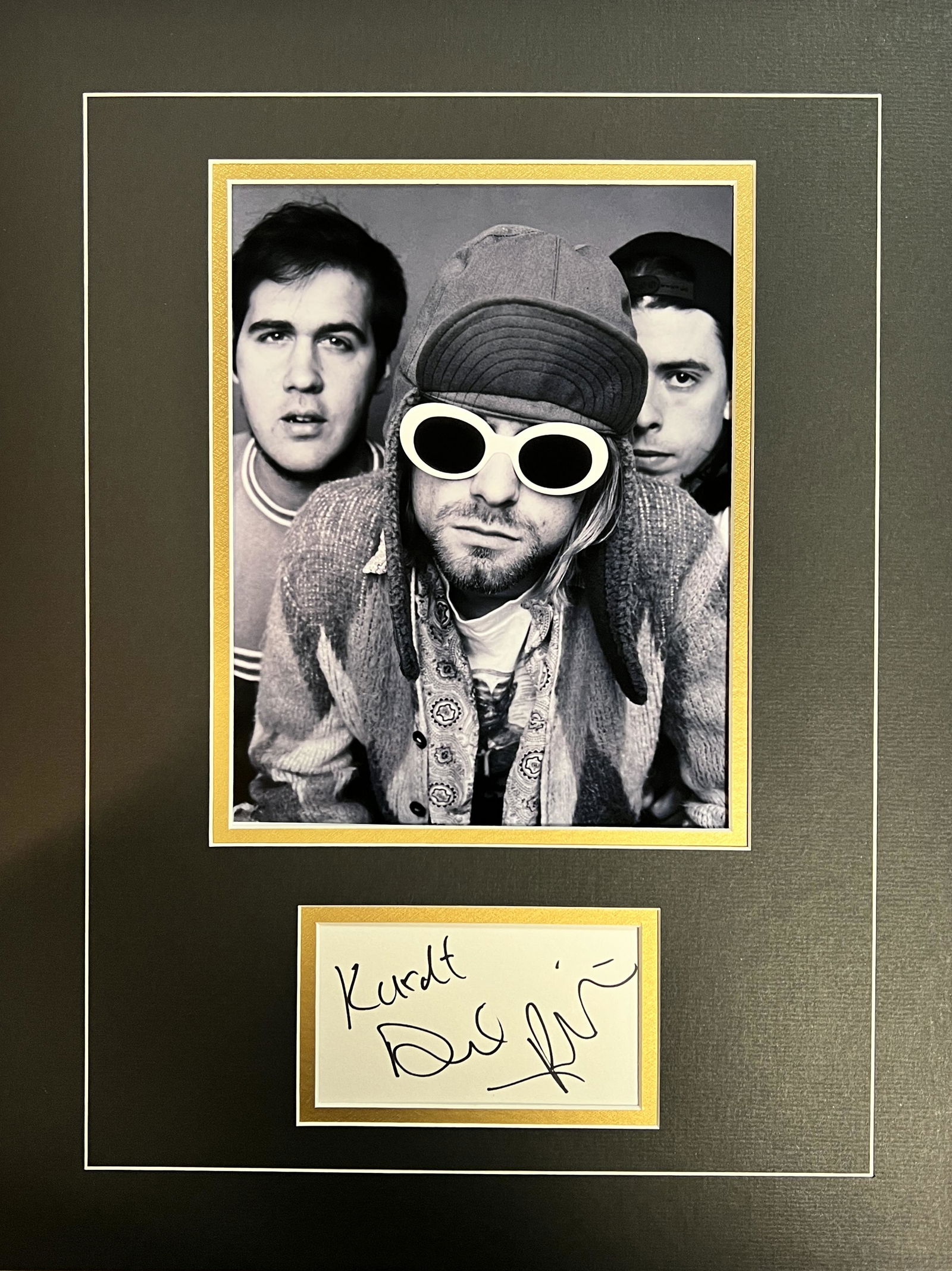 Nirvana Autographed Display (1 of 1)