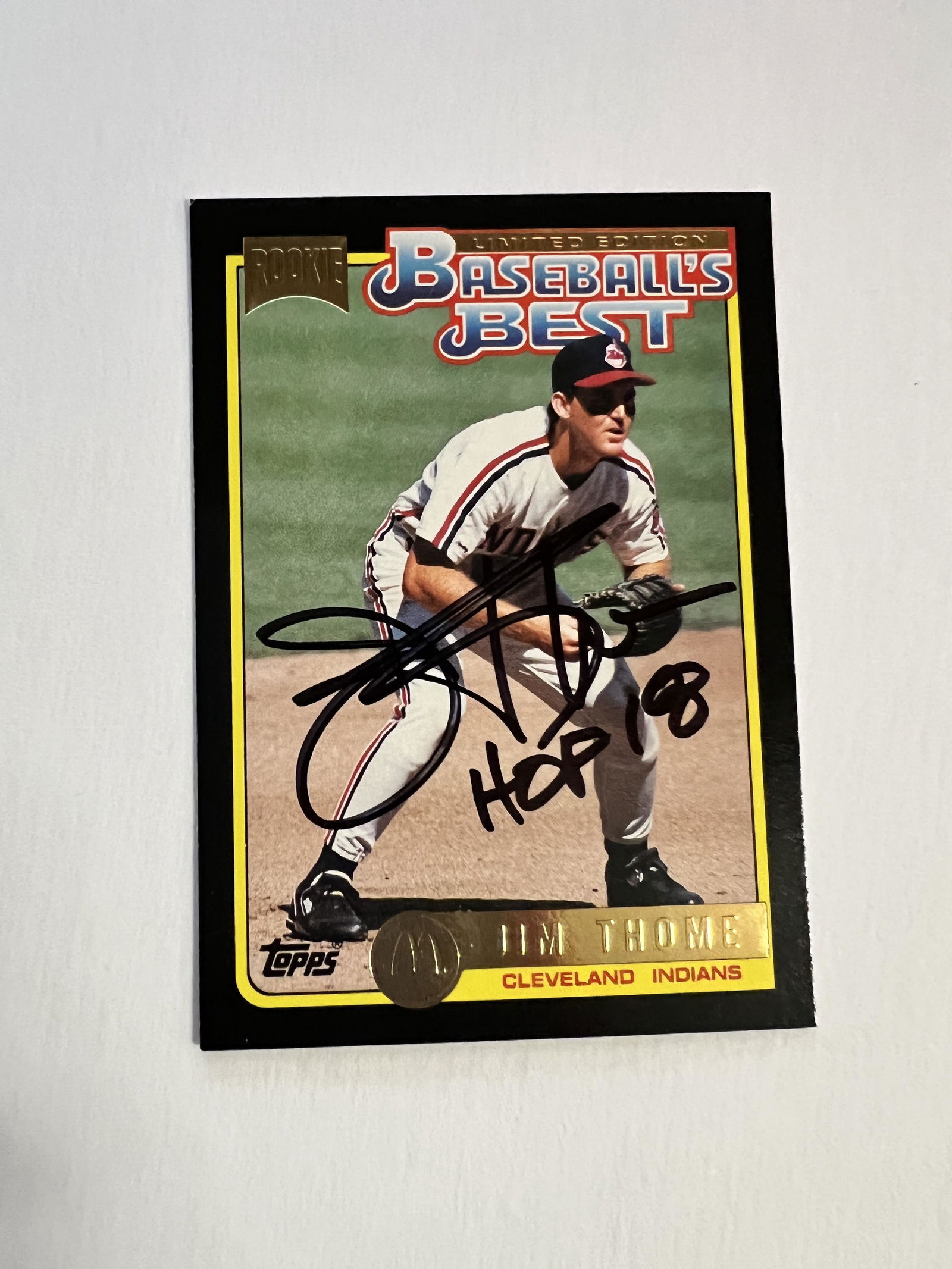 Jim Thome Autographed Card (1 of 1)