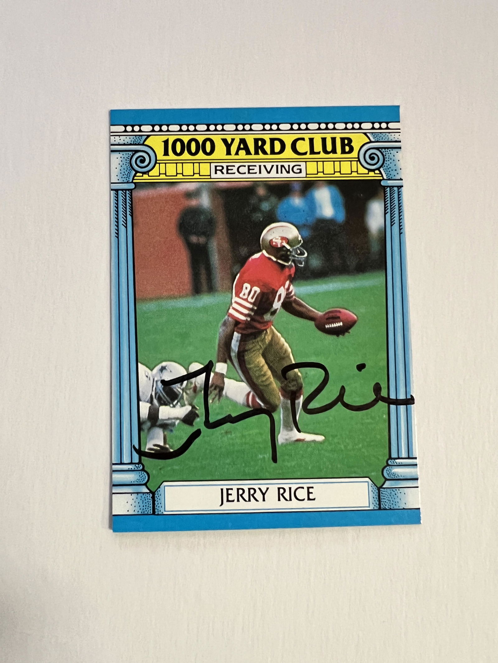 Jerry Rice Autographed CARD (1 of 1)