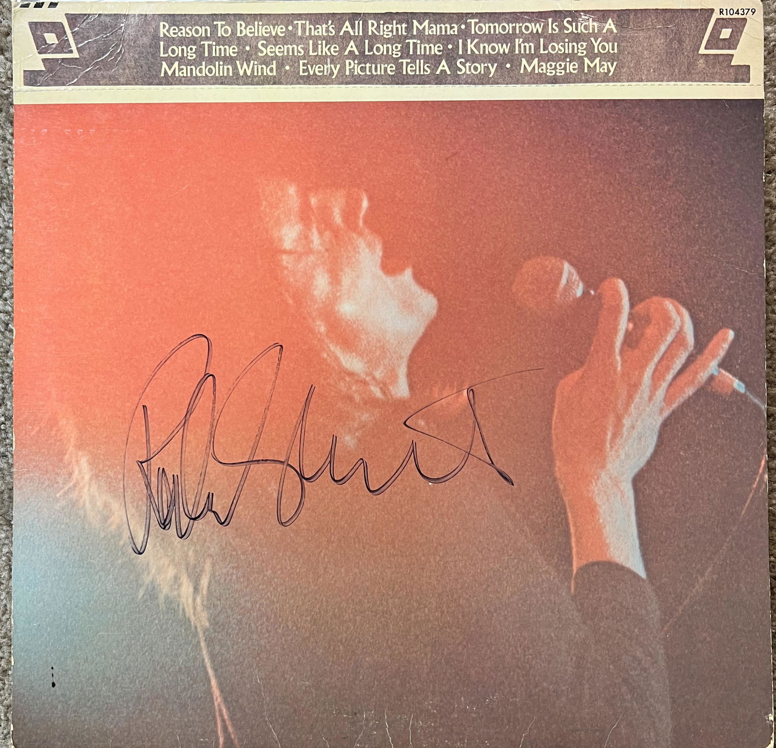 Rod Stewart AUTOGRAPHED Album (1 of 1)