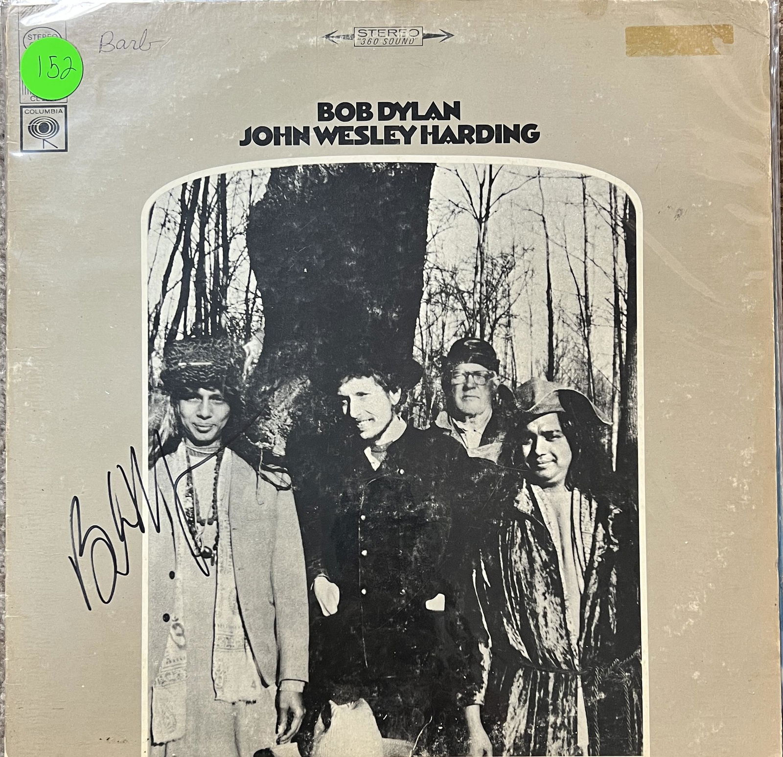 Bob Dylan Autographed Album (1 of 1)