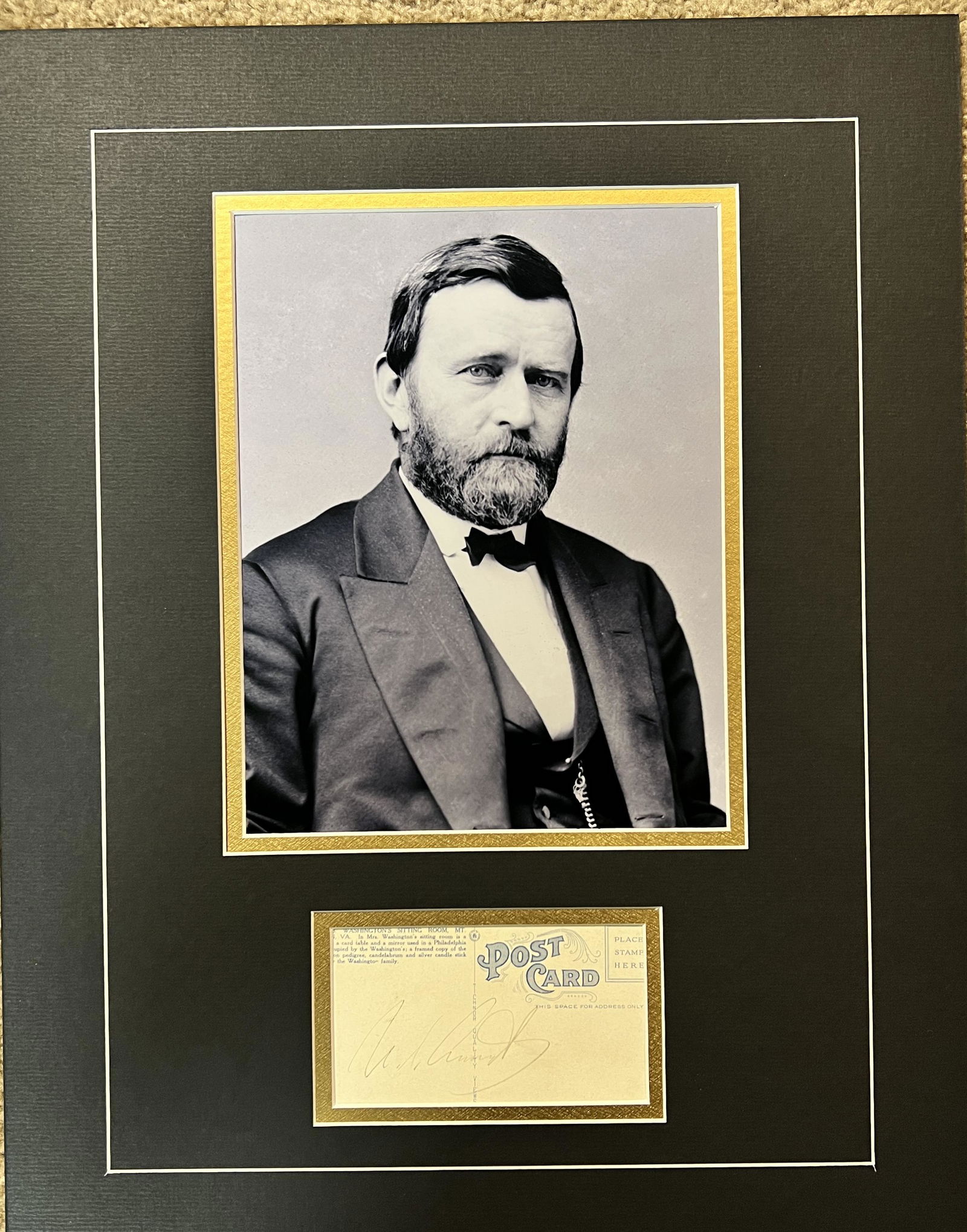 U.Grant Autographed Display (1 of 1)