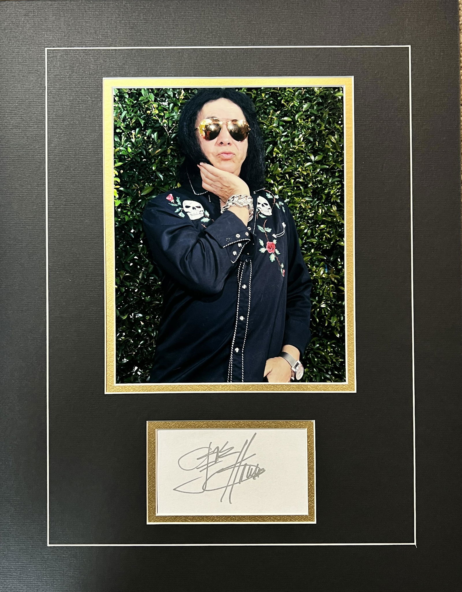 Gene Simmons Autographed Display (1 of 1)