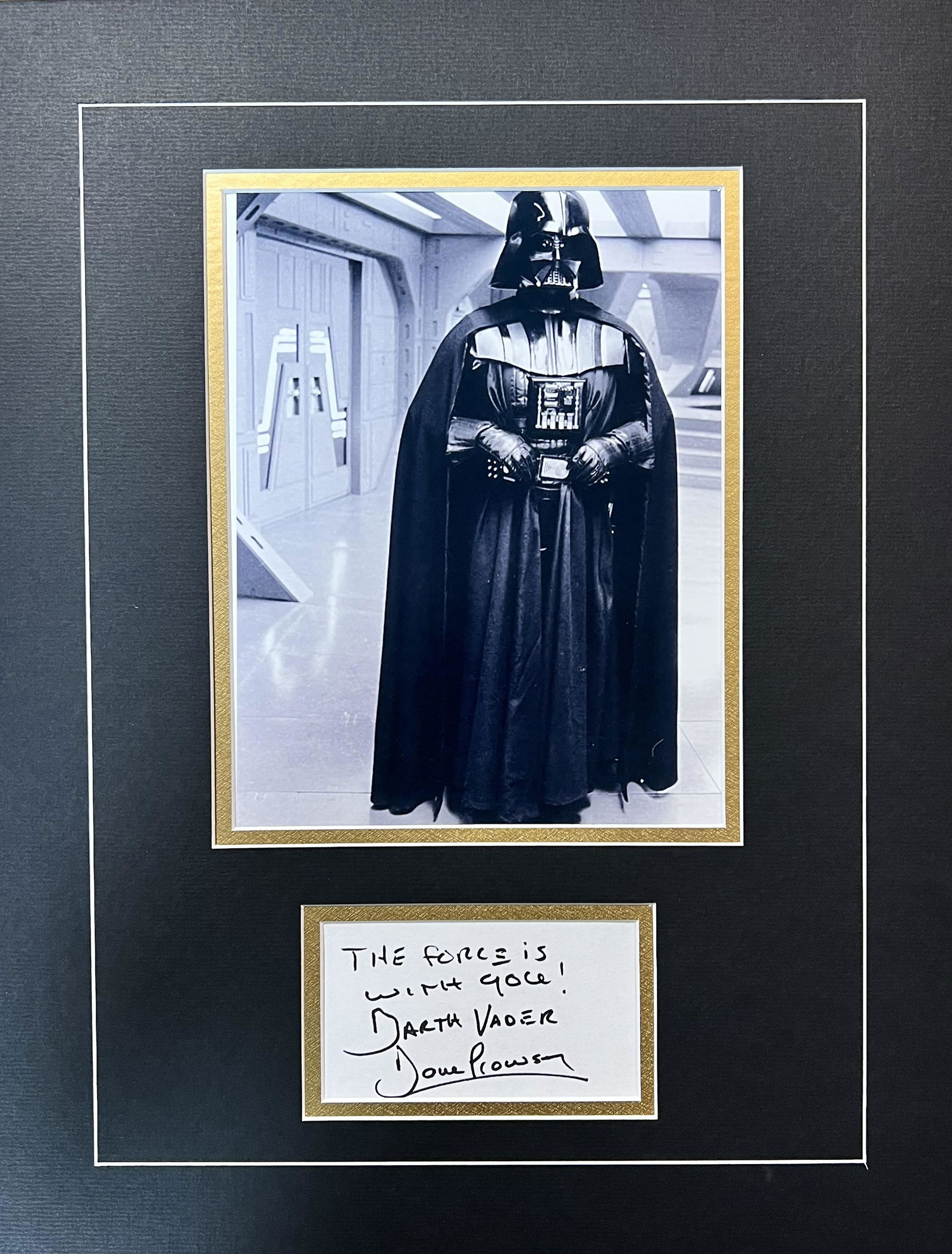 Dave Prowse Autographed Display (1 of 1)
