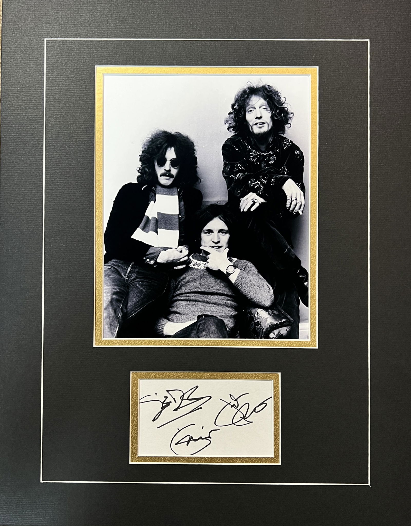 Cream Autographed Display All 3 (1 of 1)