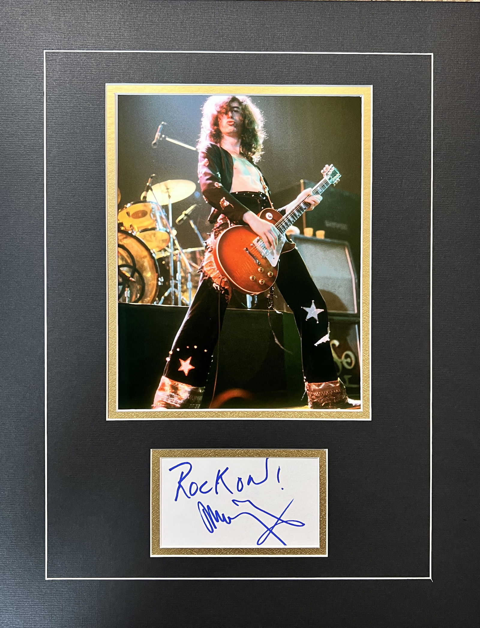 Jimmy Page Autographed DISPLAY (1 of 1)