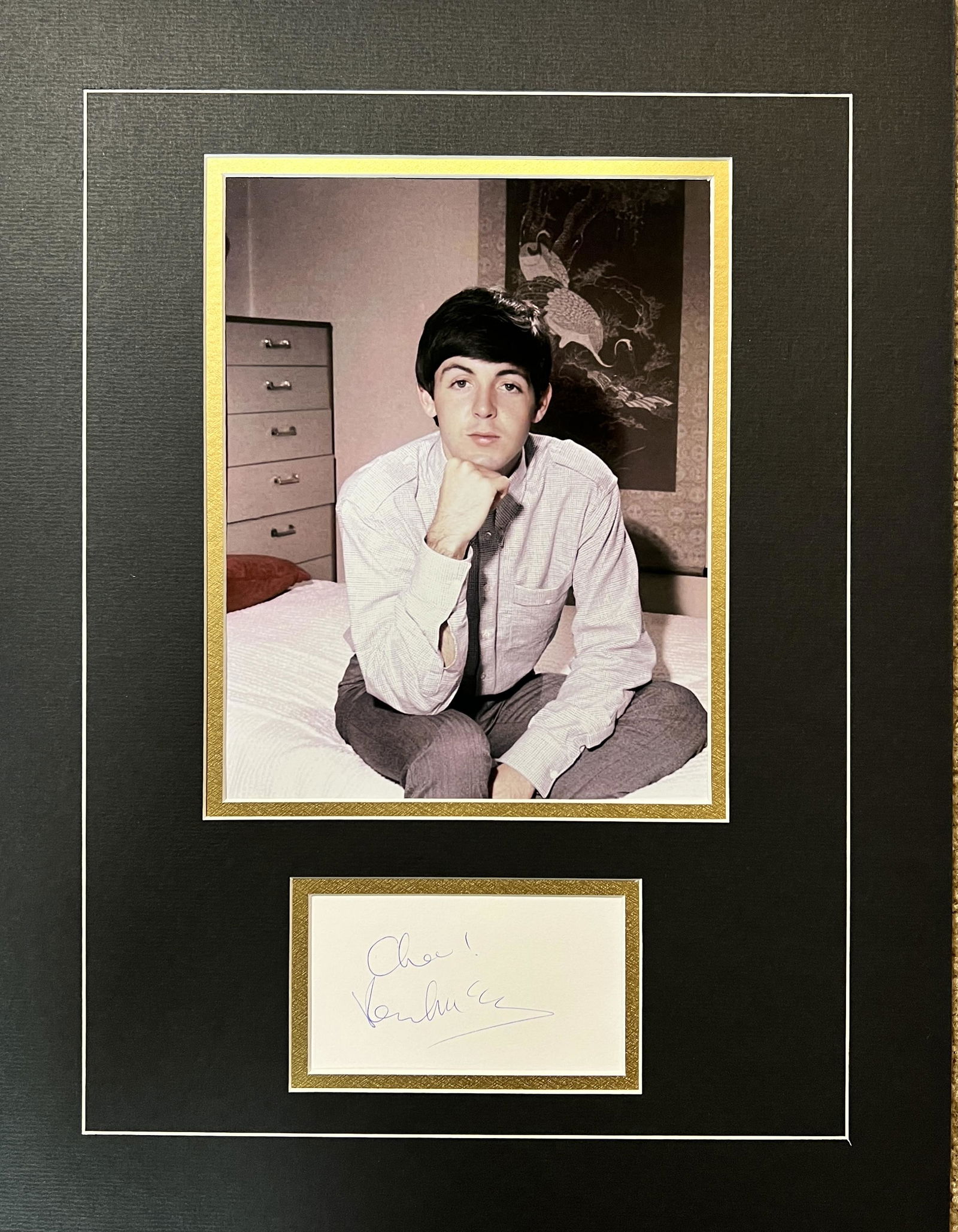 Paul McCartney AutograpHED Display (1 of 1)