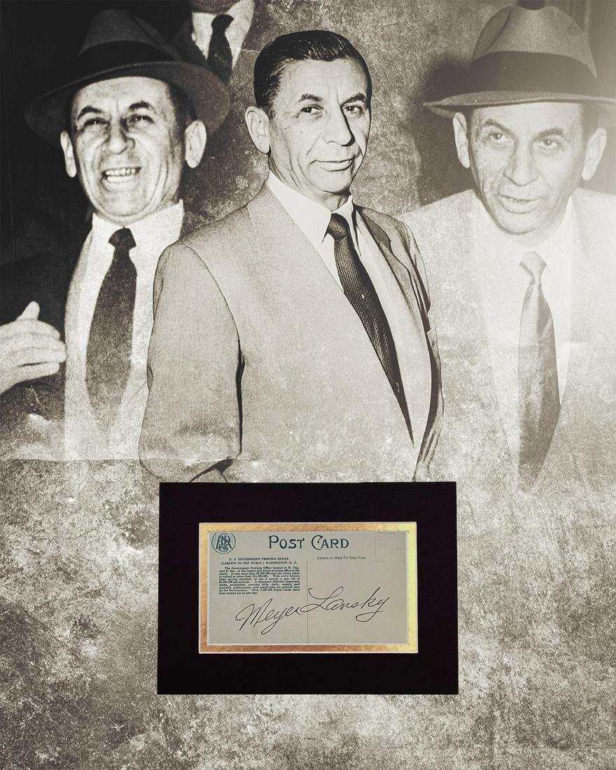 Meyer Lansky Autographed DISPLAY (1 of 1)