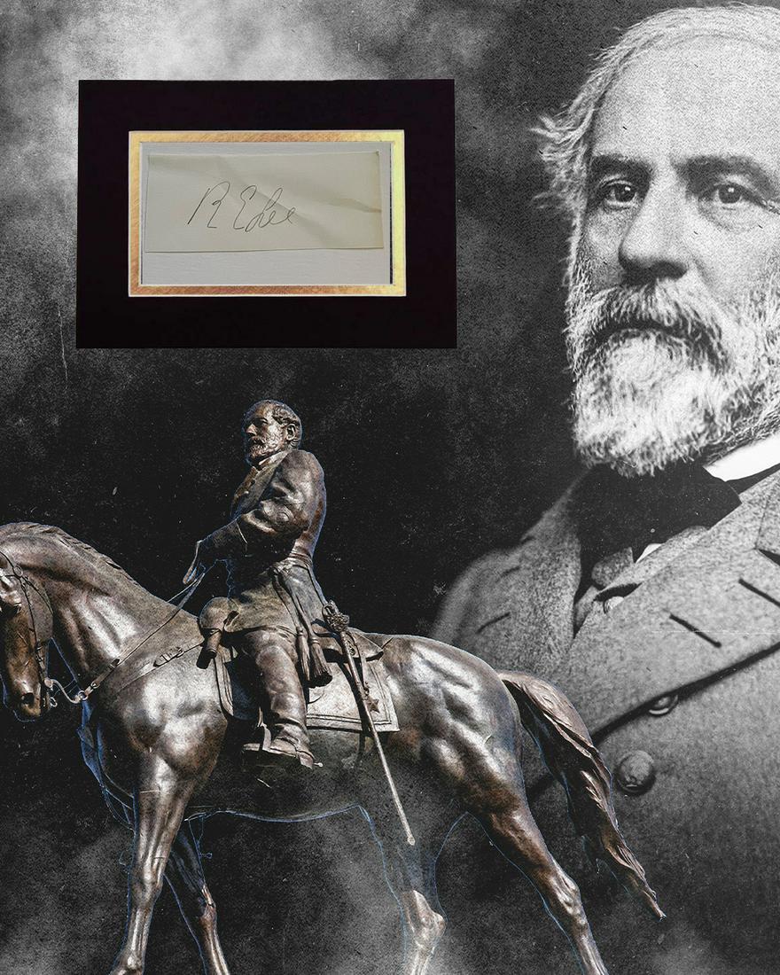 Robert E. Lee Autographed DISPLAY (1 of 1)