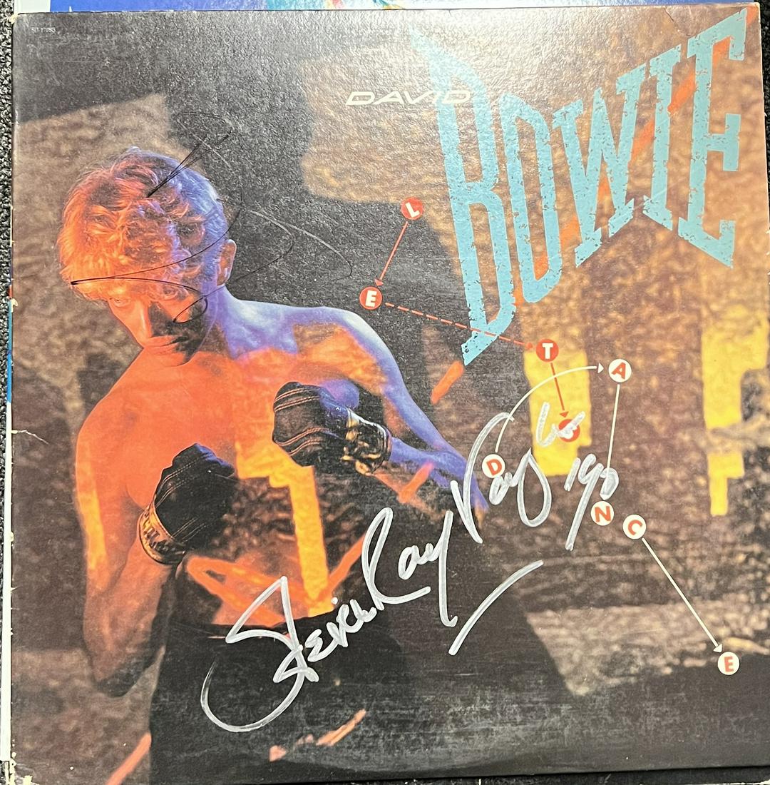 David Bowie Stevie Ray Vaughan Autographed Album: Displays are not framed, and can be framed for a cost. Framed items will state they are framed in the name of the item. All signed items come with a COA. Ask any and all questions BEFORE bidding. Sign
