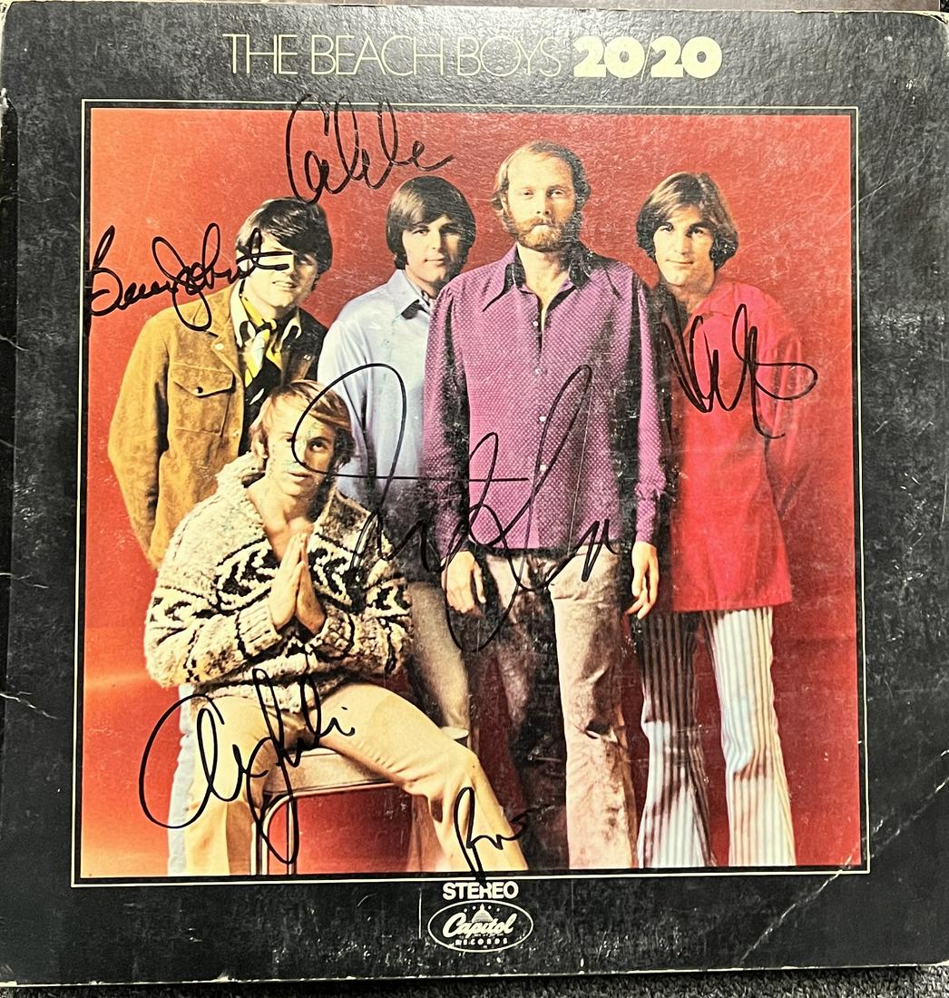 The Beach Boys Autographed Album All W/DENNIS (1 of 1)