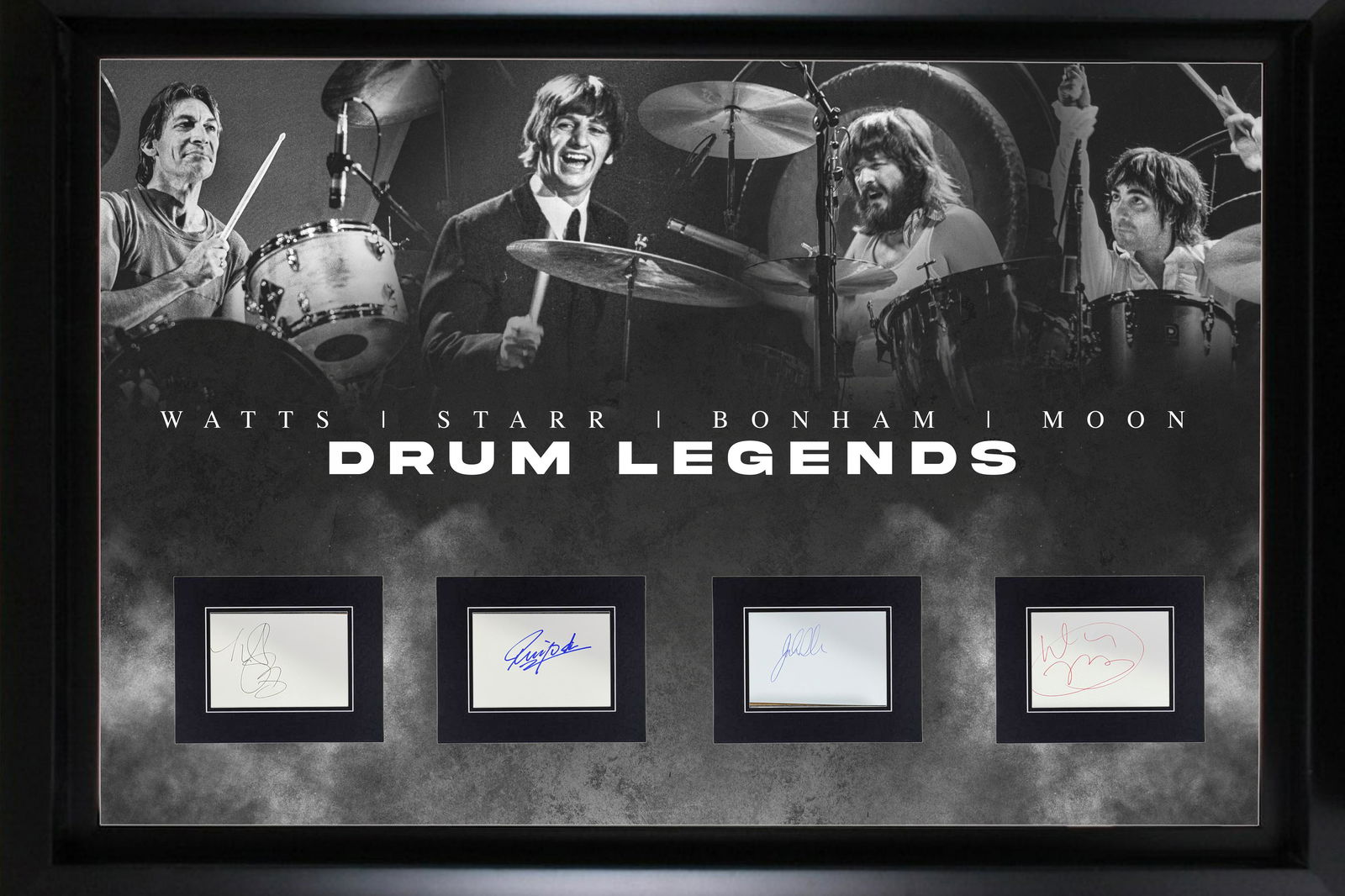 Drum Legends Autographed Display (1 of 1)