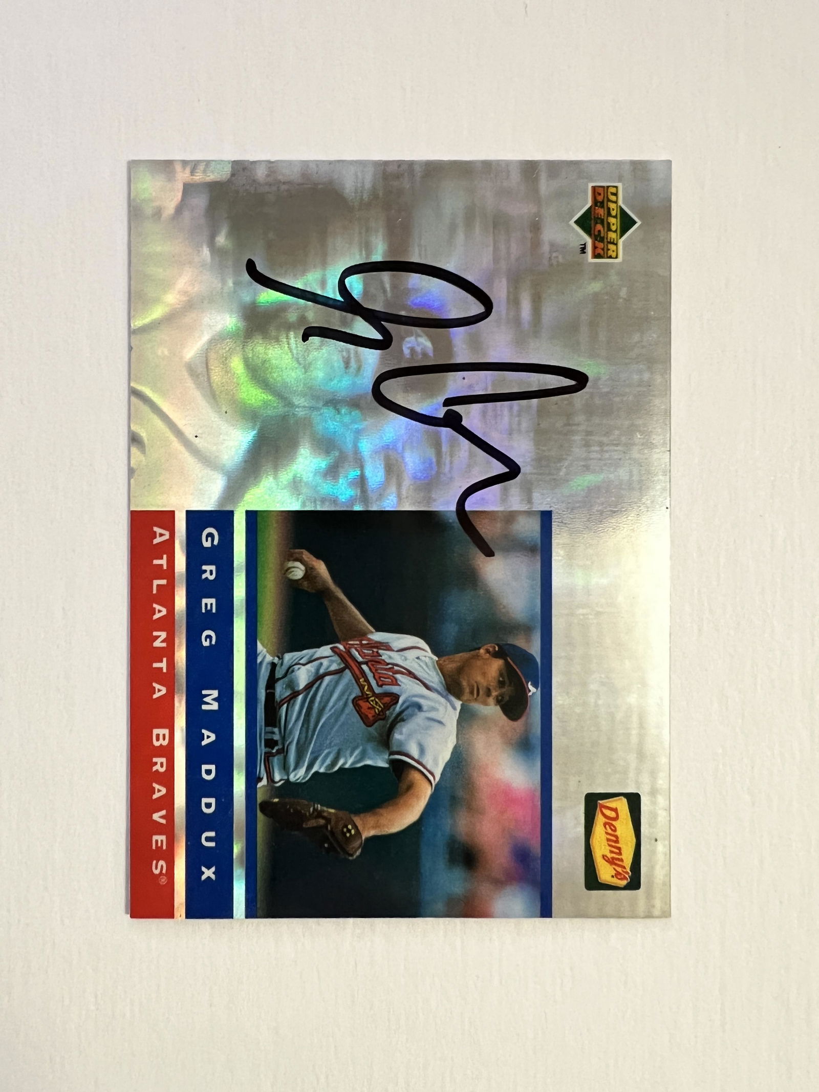 Greg Maddux Autographed CARD (1 of 1)