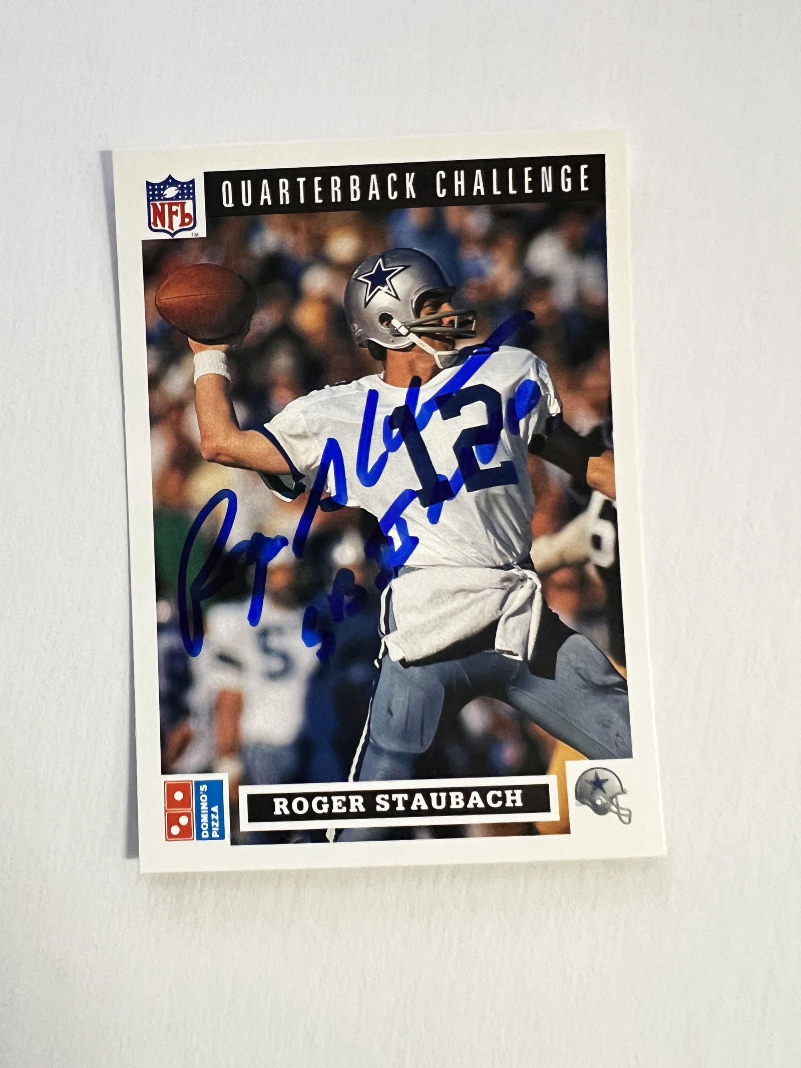 Roger Staubach Autographed Card (1 of 1)