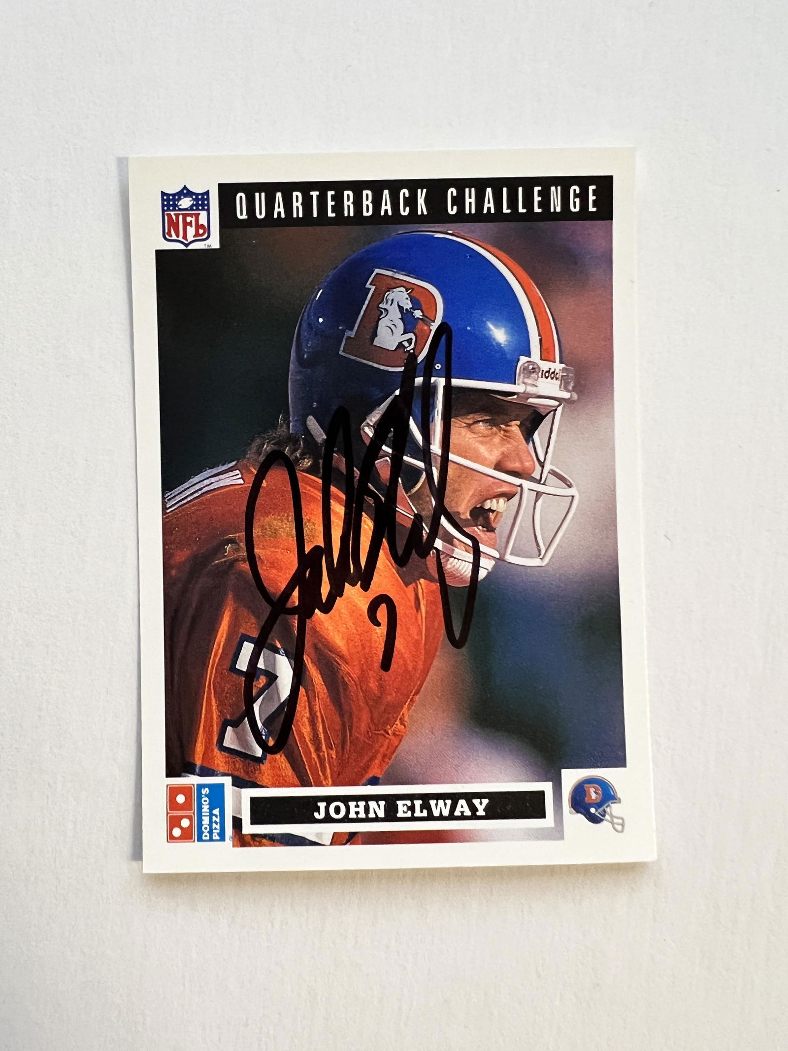 John Elway Autographed CARD (1 of 1)
