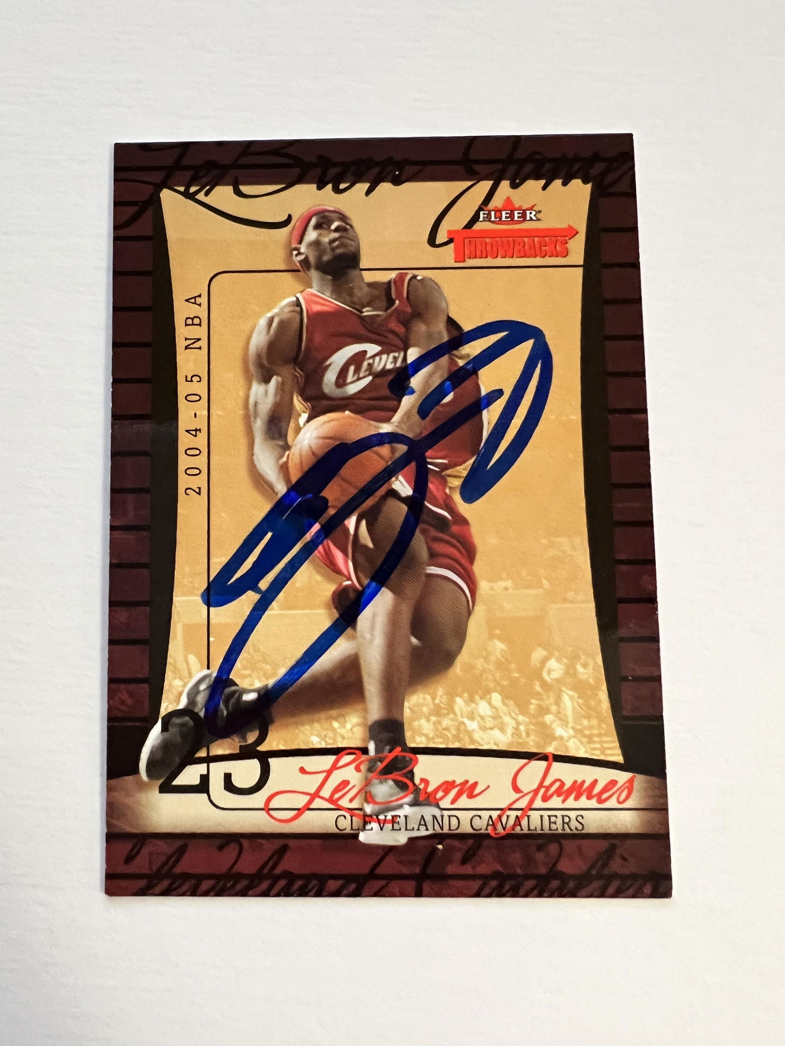 Lebron James Autographed Card (1 of 1)