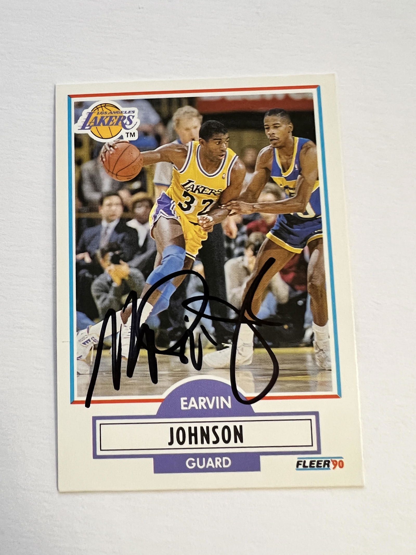 Magic Johnson Autographed Card (1 of 1)