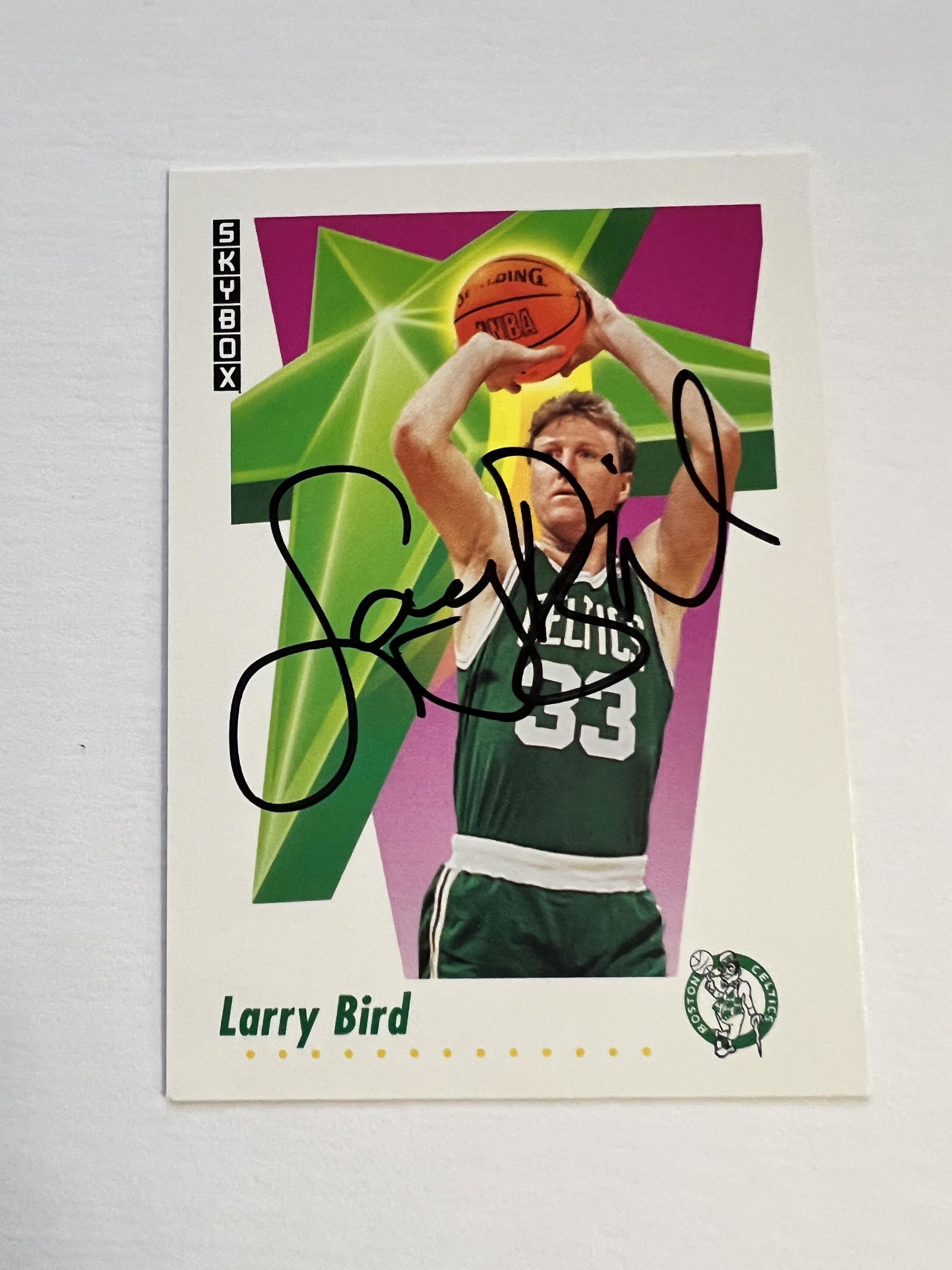 Larry Bird Autographed Card (1 of 1)