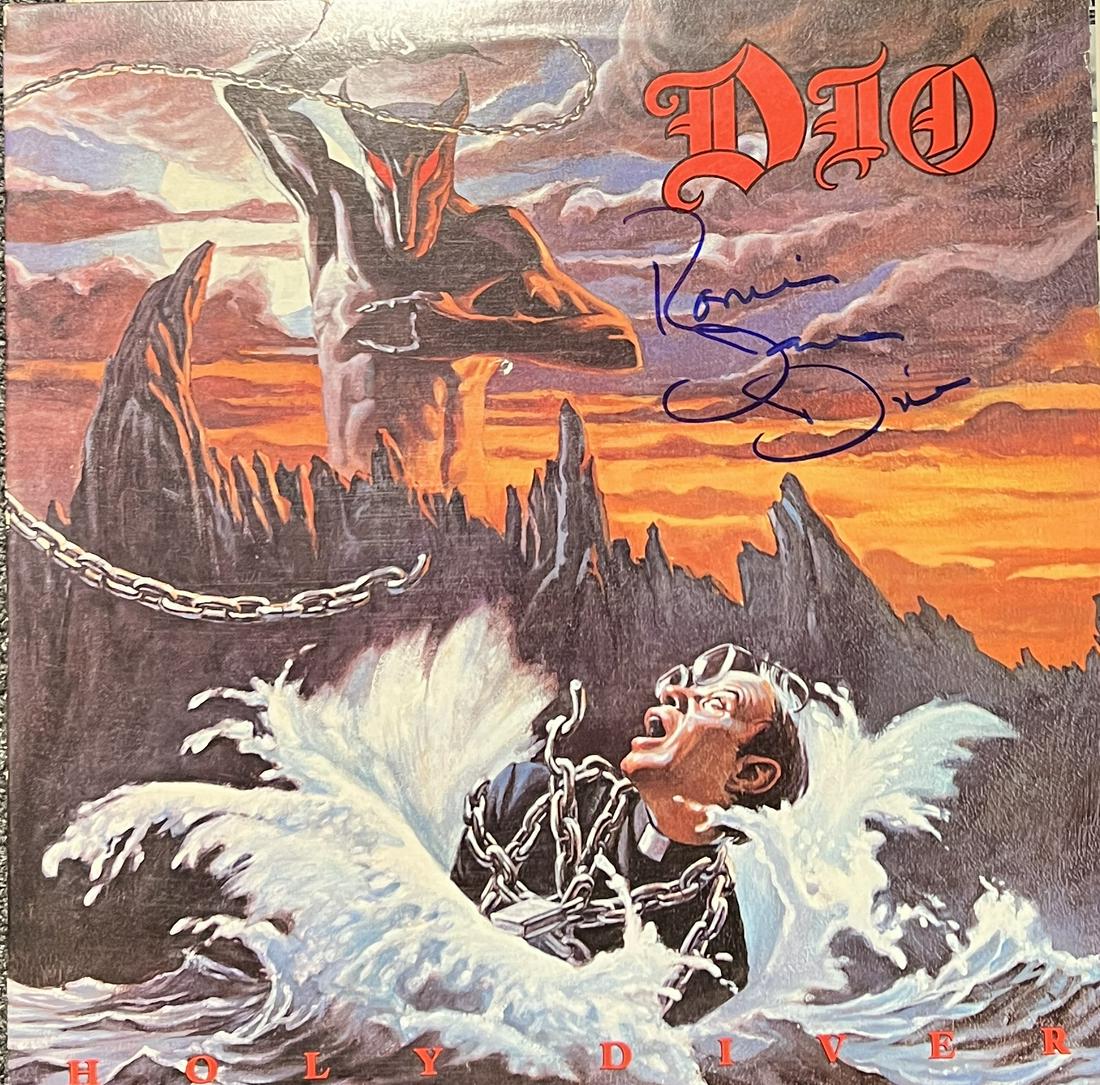 Ronnie James Dio Autographed ALBUM: Displays are not framed, and can be framed for a cost. Framed items will state they are framed in the name of the item. All signed items come with a COA. Ask any and all questions BEFORE bidding. Sign