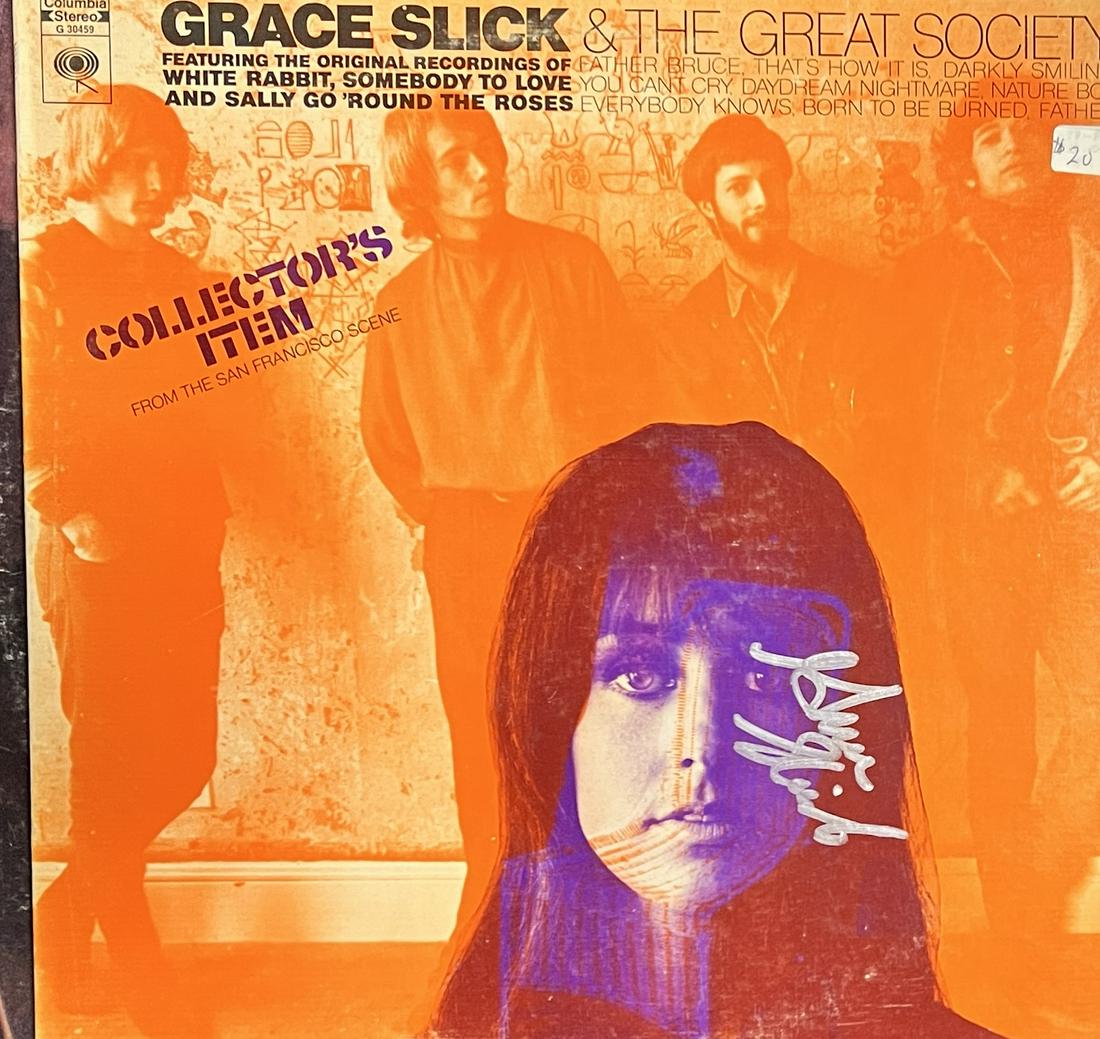 Grace Slick Autographed Album (1 of 1)
