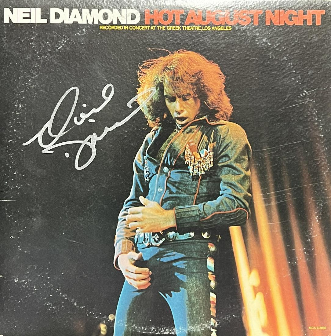 Neil Diamond Autographed ALBUM: Displays are not framed, and can be framed for a cost. Framed items will state they are framed in the name of the item. All signed items come with a COA. Ask any and all questions BEFORE bidding. Sign