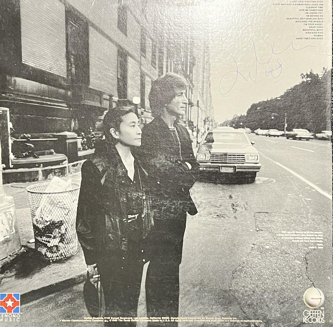 John Lennon Autographed Album! Double Fantasy!: Displays are not framed, and can be framed for a cost. Framed items will state they are framed in the name of the item. All signed items come with a COA. Ask any and all questions BEFORE bidding. Sign