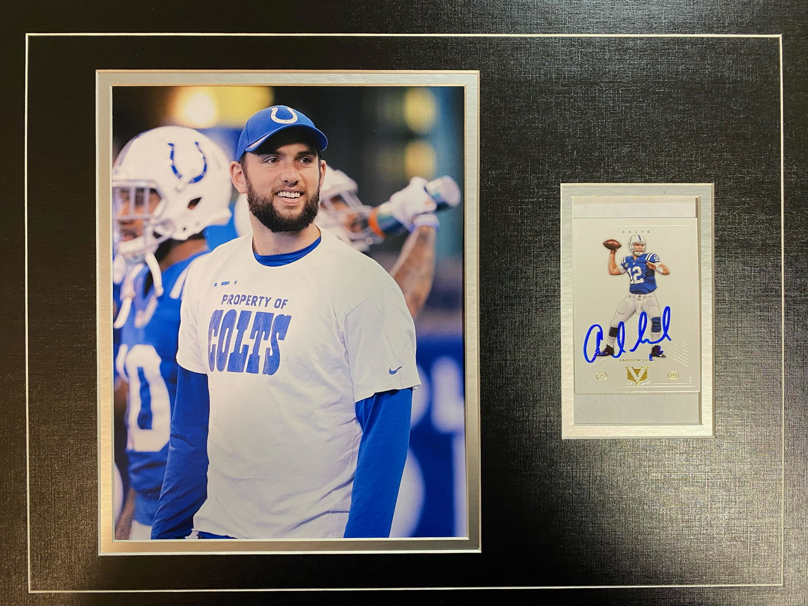 Andrew Luck Autographed Display (1 of 1)