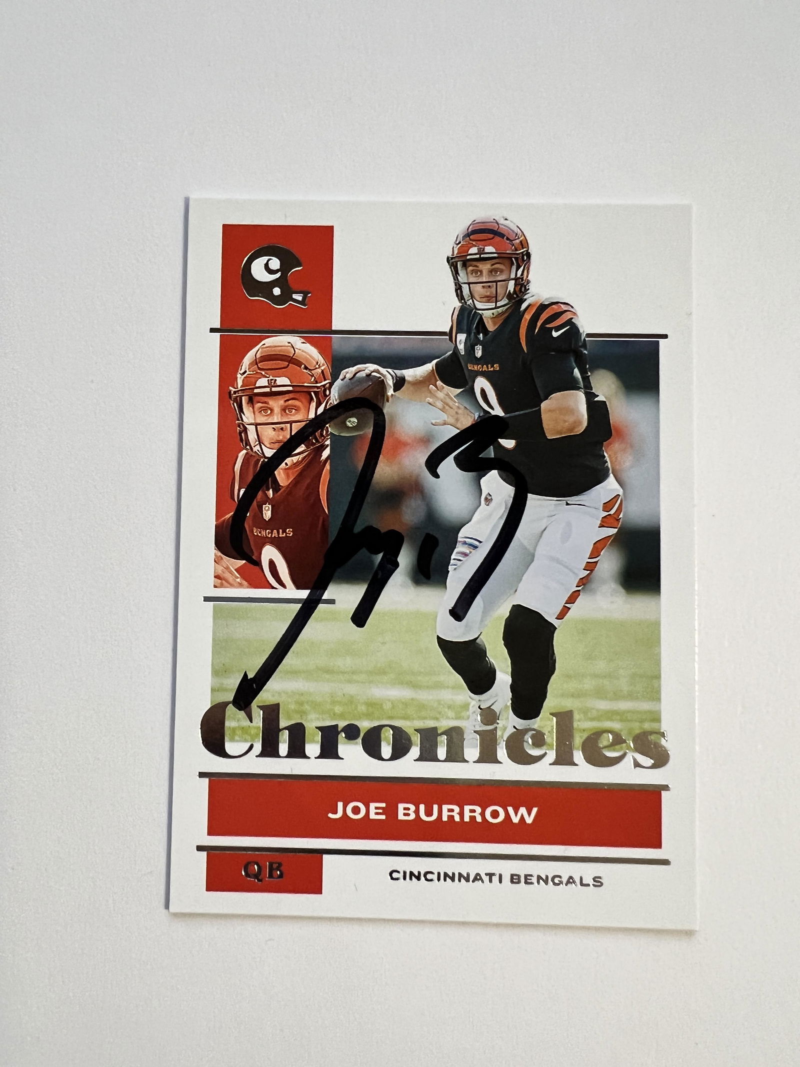 Joe Burrow Autographed Card (1 of 1)