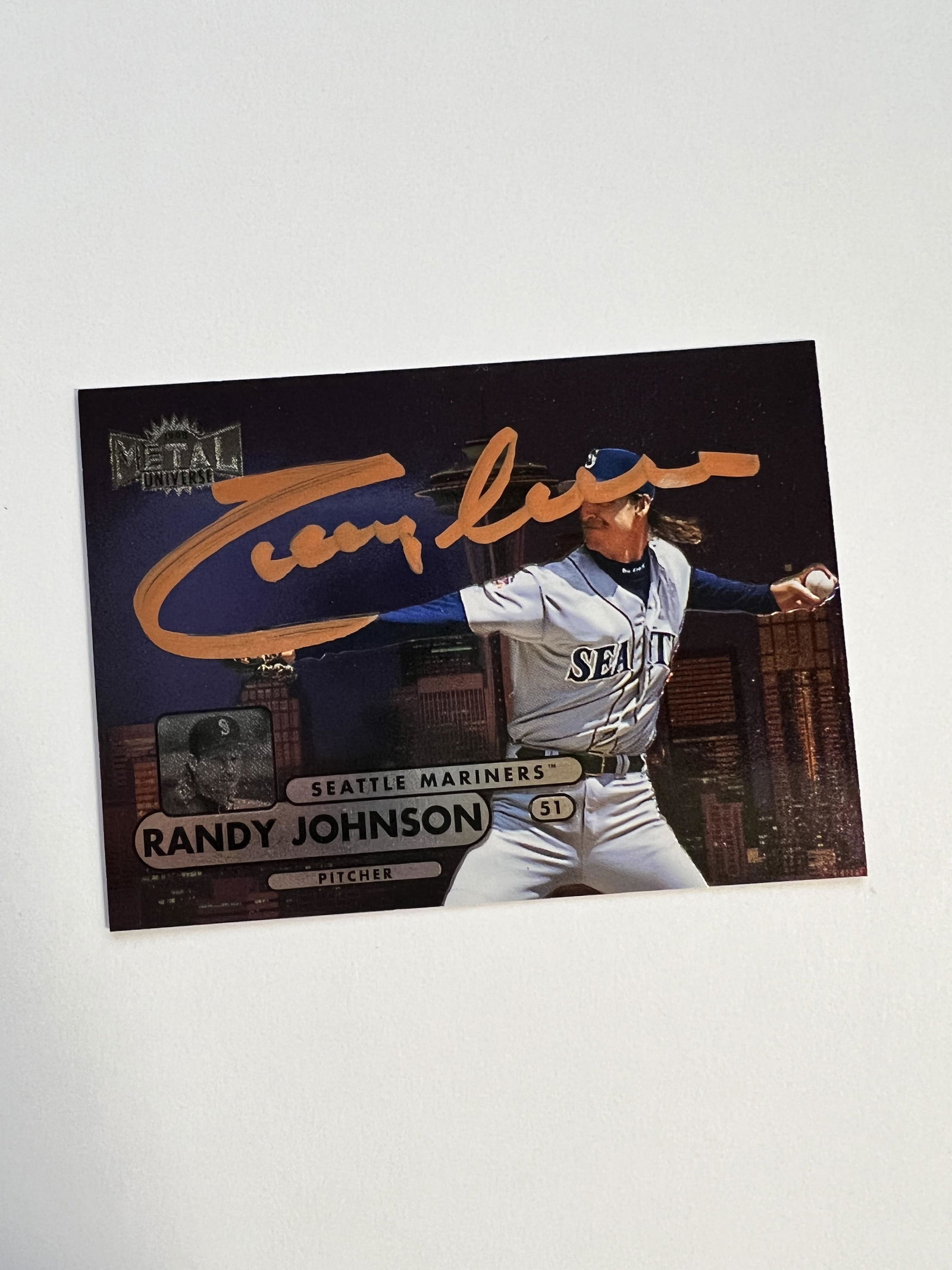 Randy Johnson Autographed Card (1 of 1)